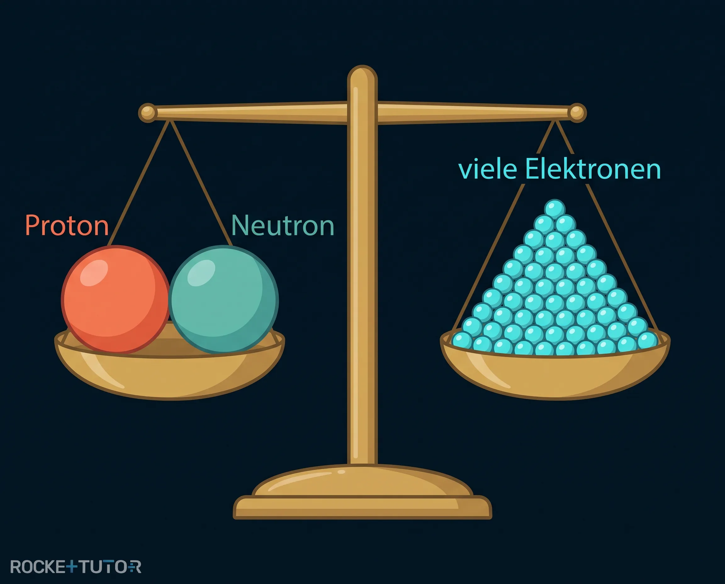 Masse von Protonen und Elektronen