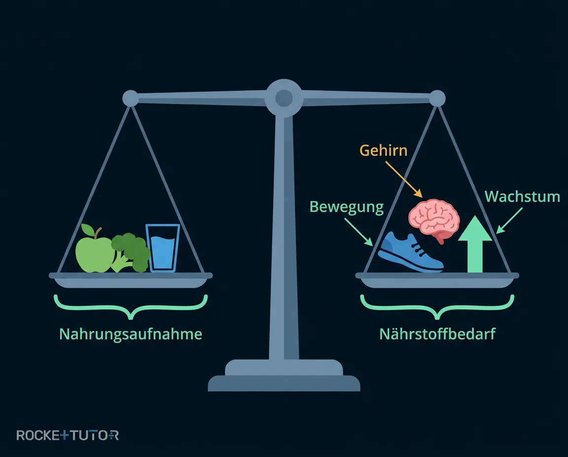 Waage mit gesunder Ernährung