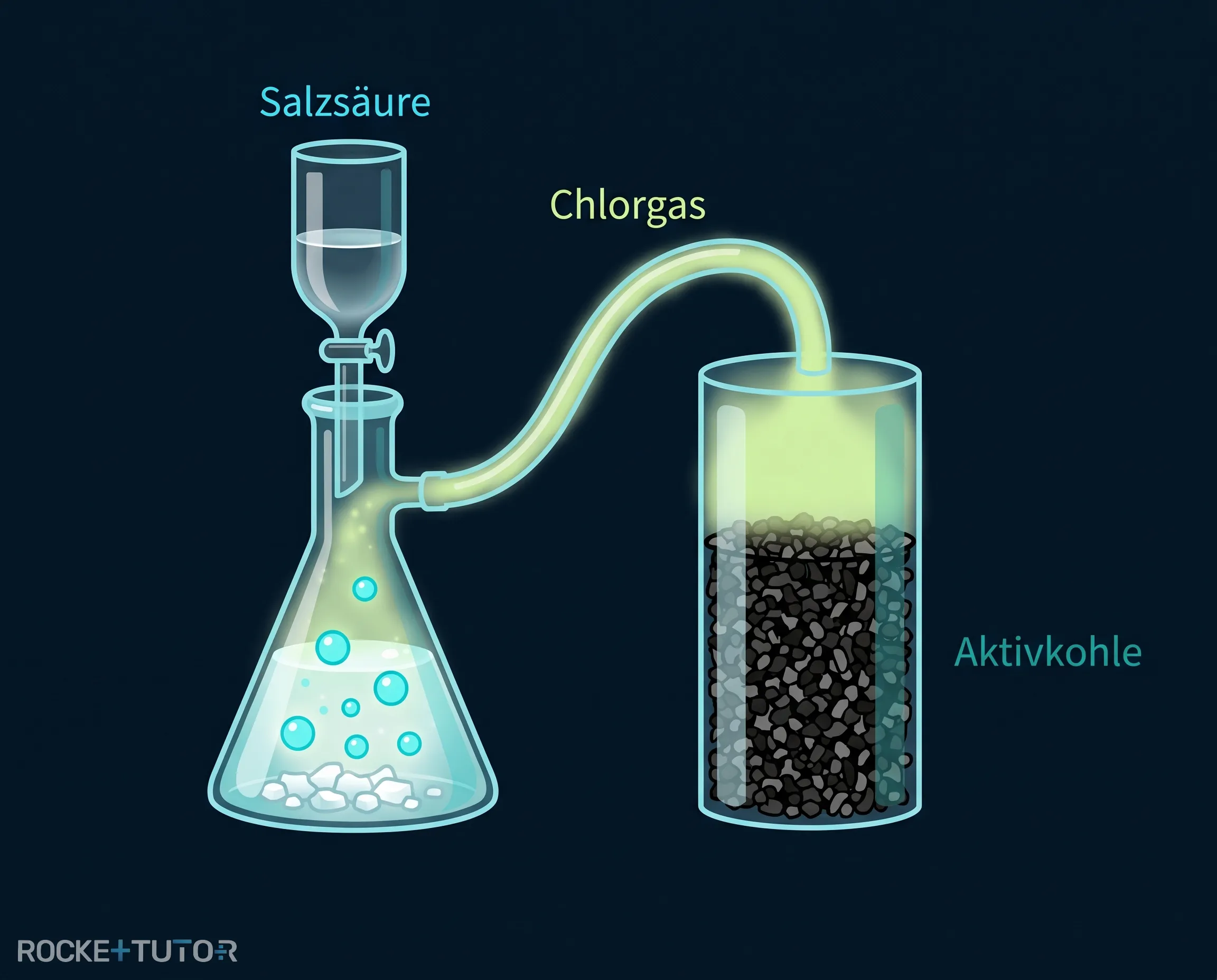 Experiment zur Chlorherstellung