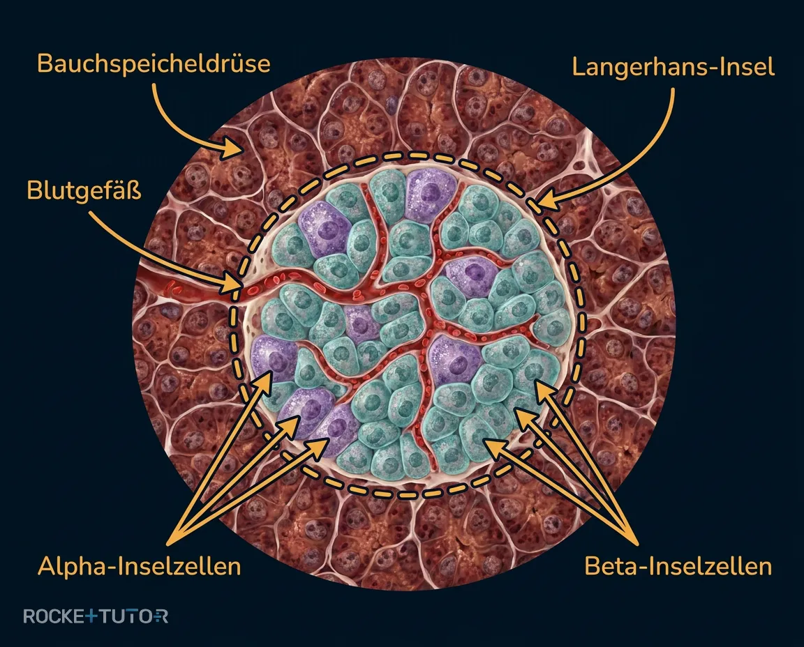 Bauchspeicheldrüse und Langerhans-Inseln