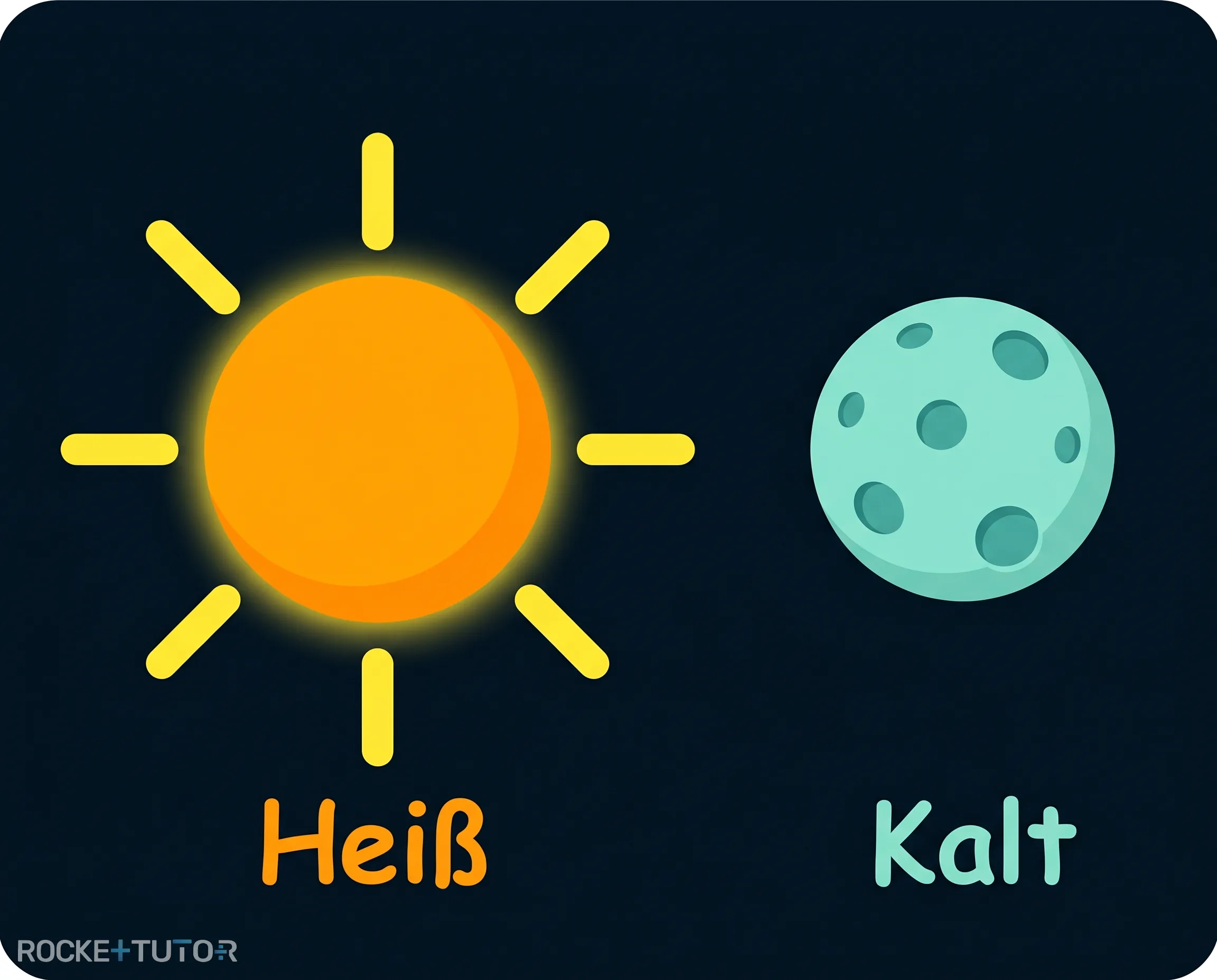 Planet im Weltraum angestrahlt