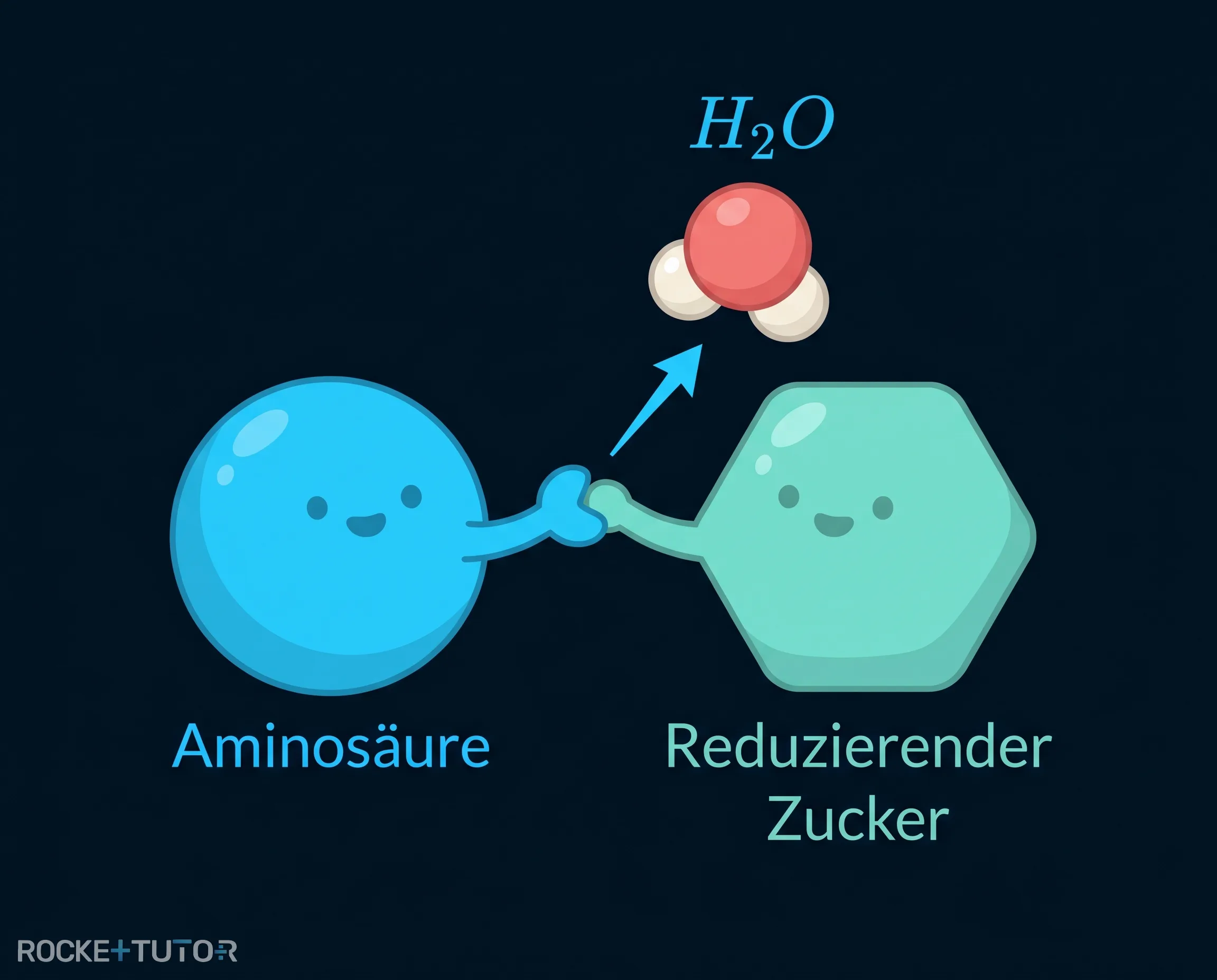 Reaktionsschema der Maillard-Reaktion