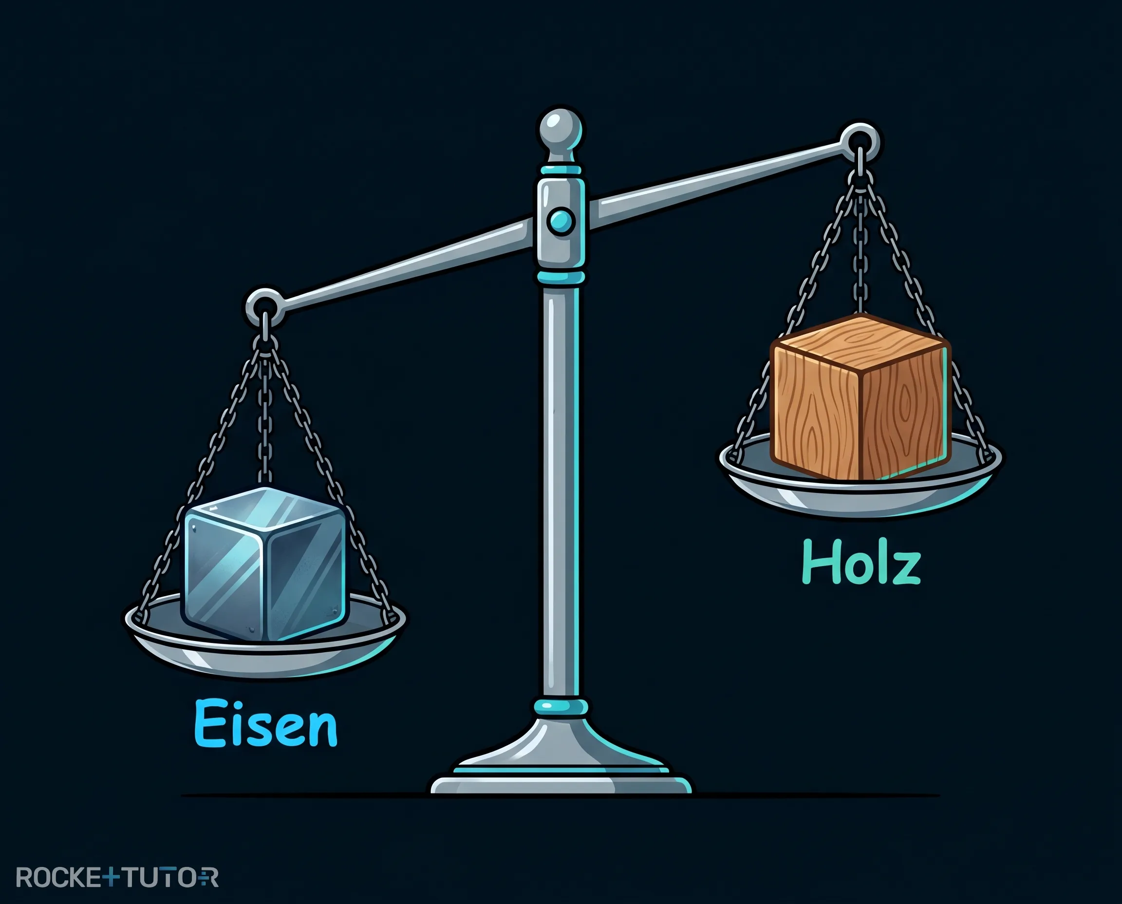 Formel der Dichte veranschaulicht