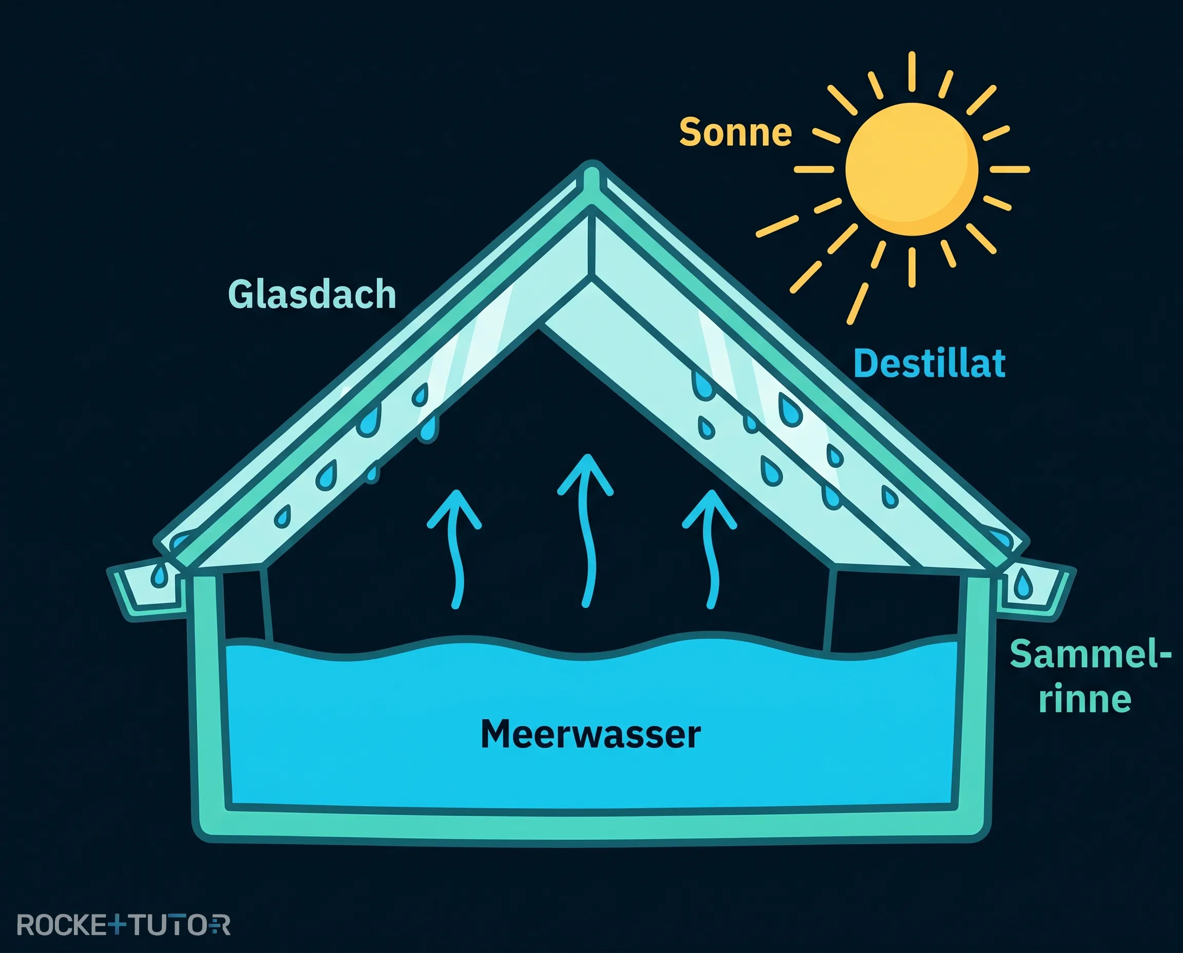 Meerwasserentsalzung durch Sonne