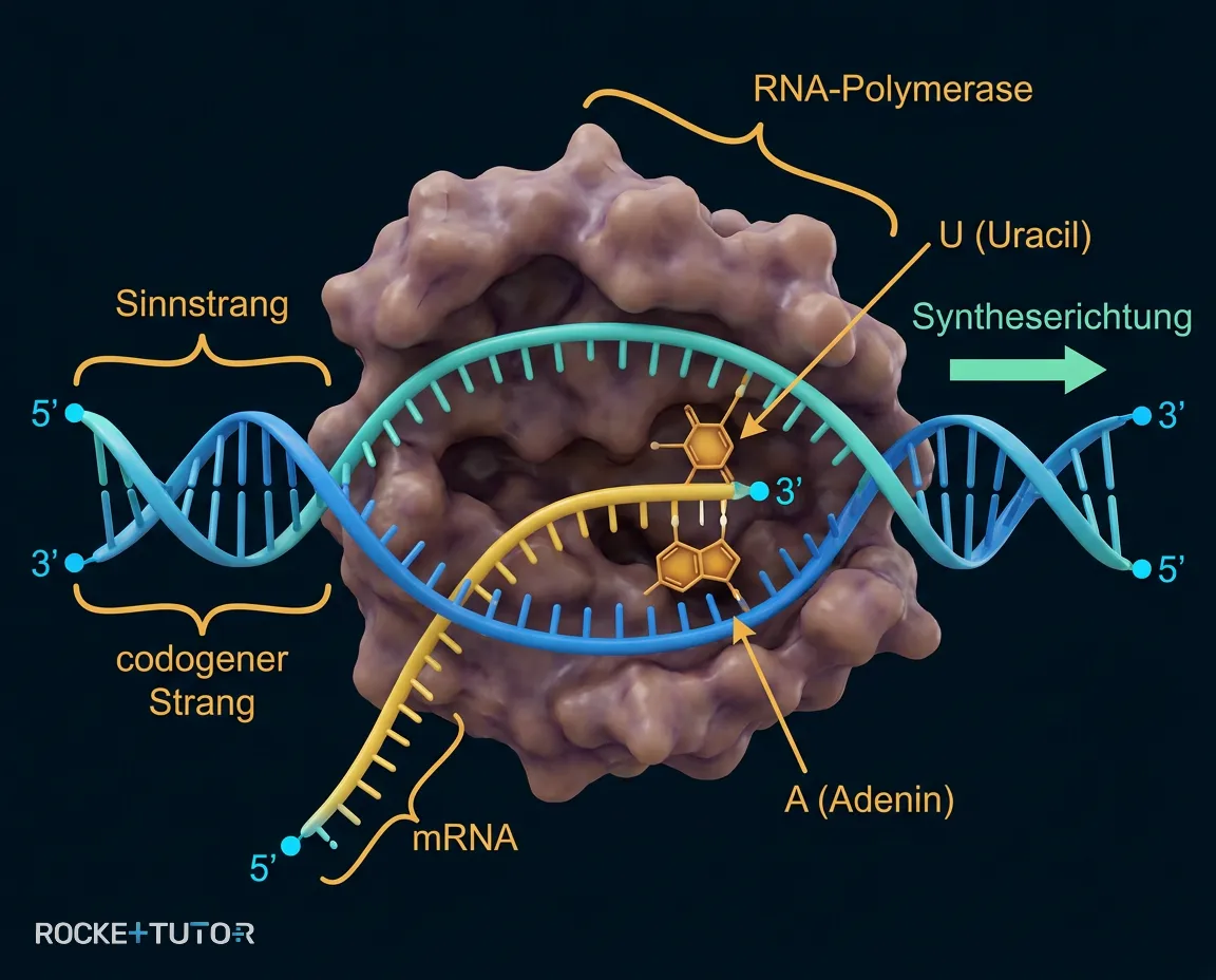Basenpaarung DNA zu RNA
