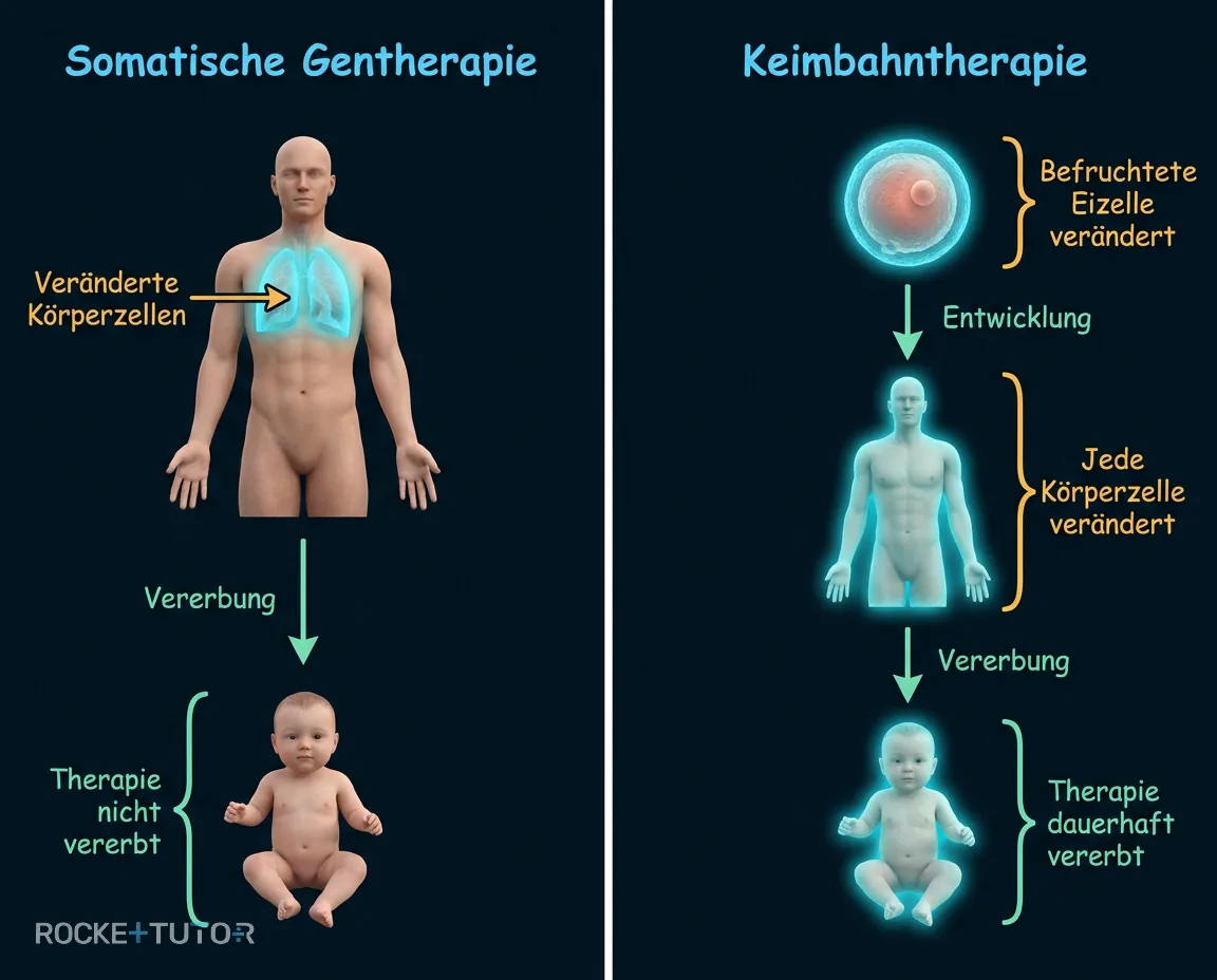 Vergleich somatische und Keimbahntherapie