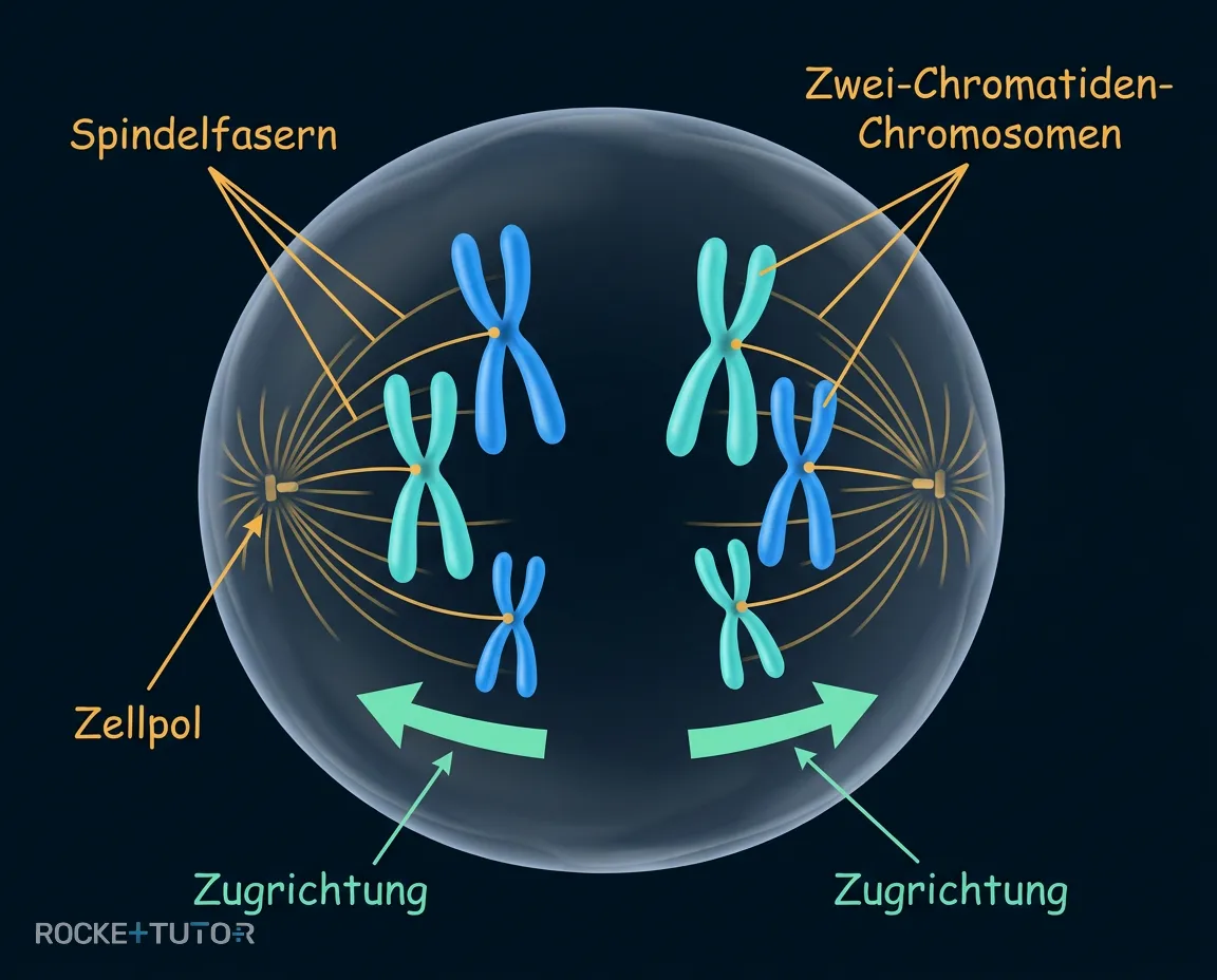 Zelle in der Anaphase I