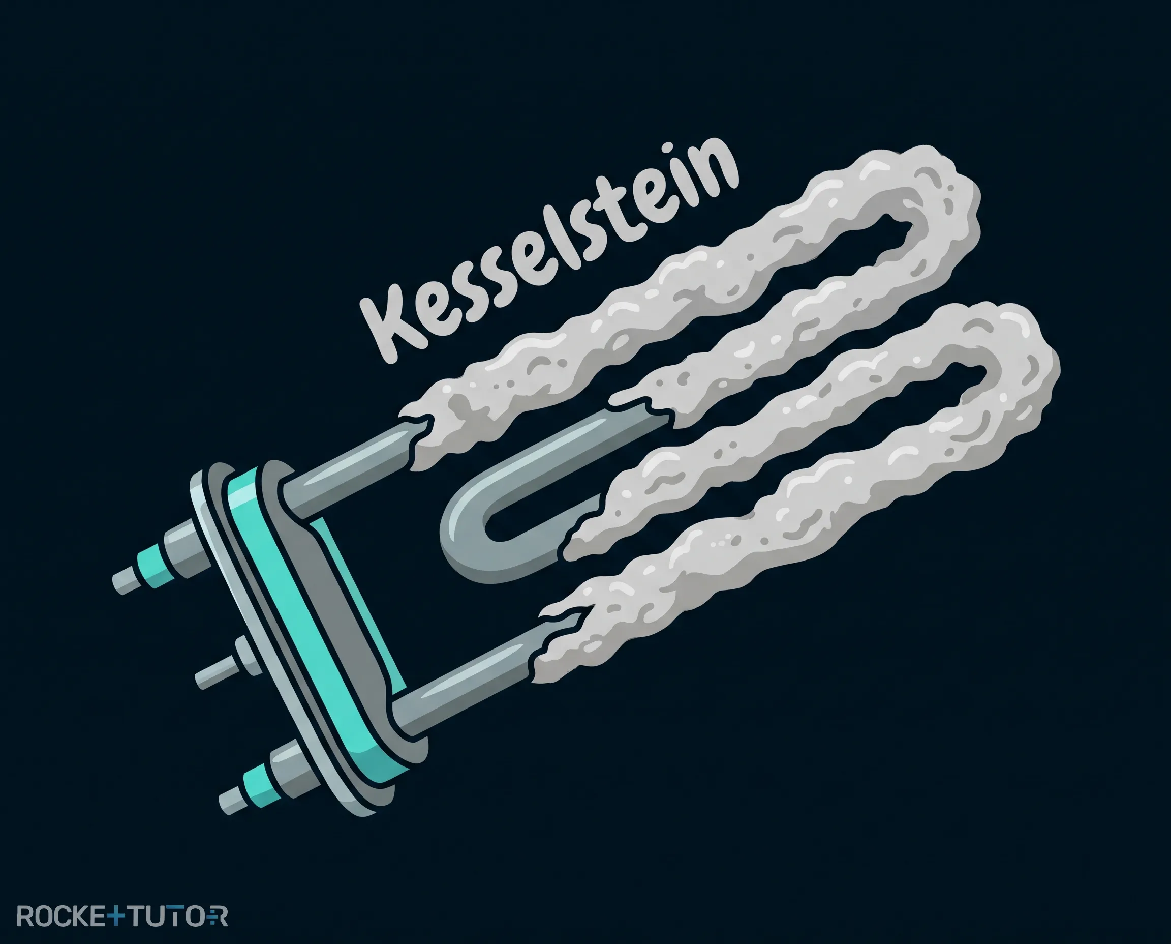 Bildung von Kesselstein Calciumcarbonat