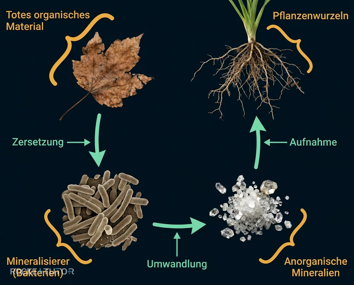 Bakterien als Mineralisierer im Stoffkreislauf