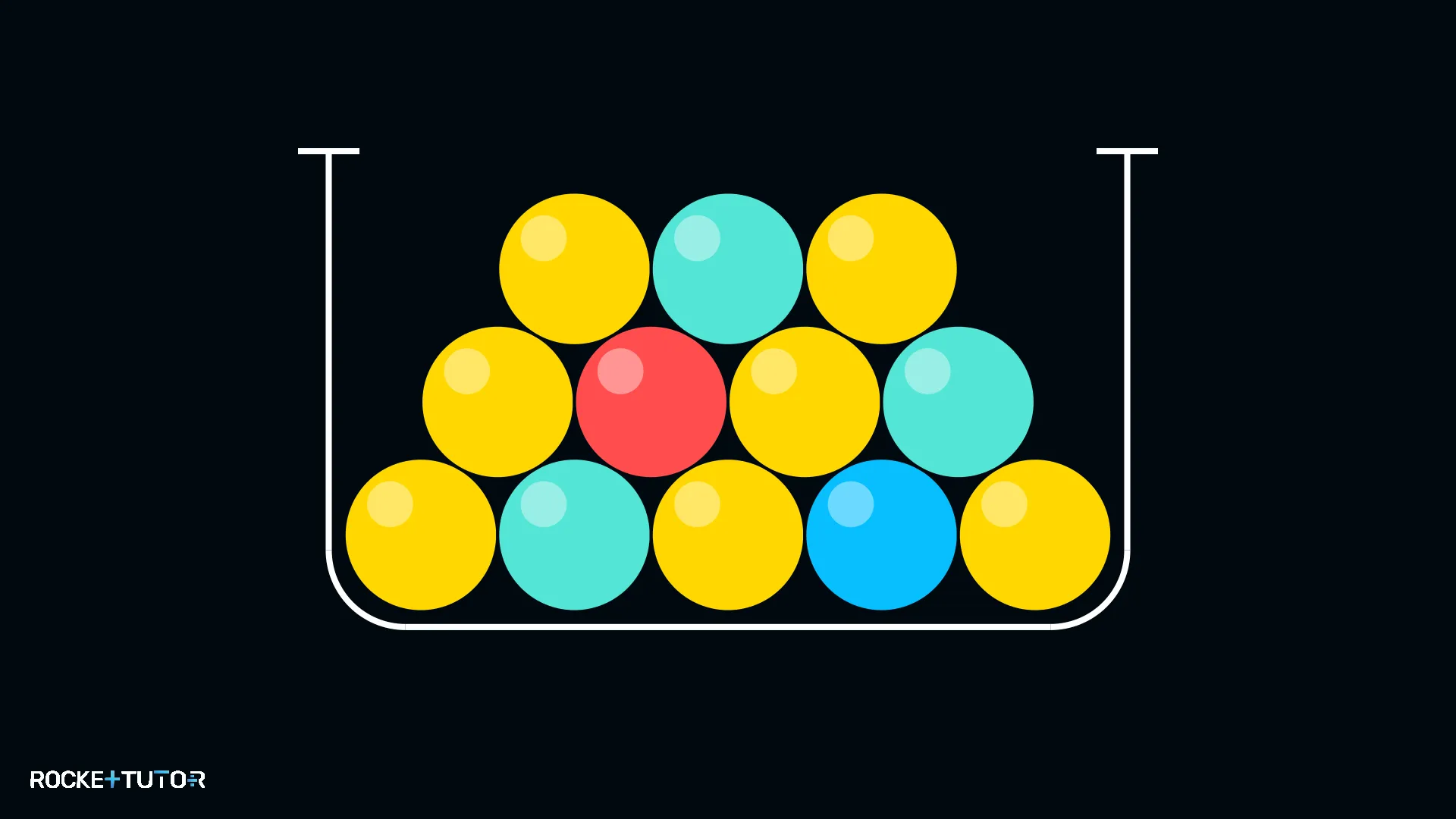 Bunte Kugeln zum Ziehen