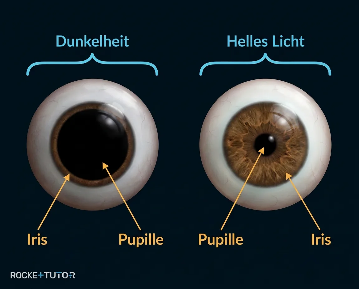 Auge Pupillenreflex