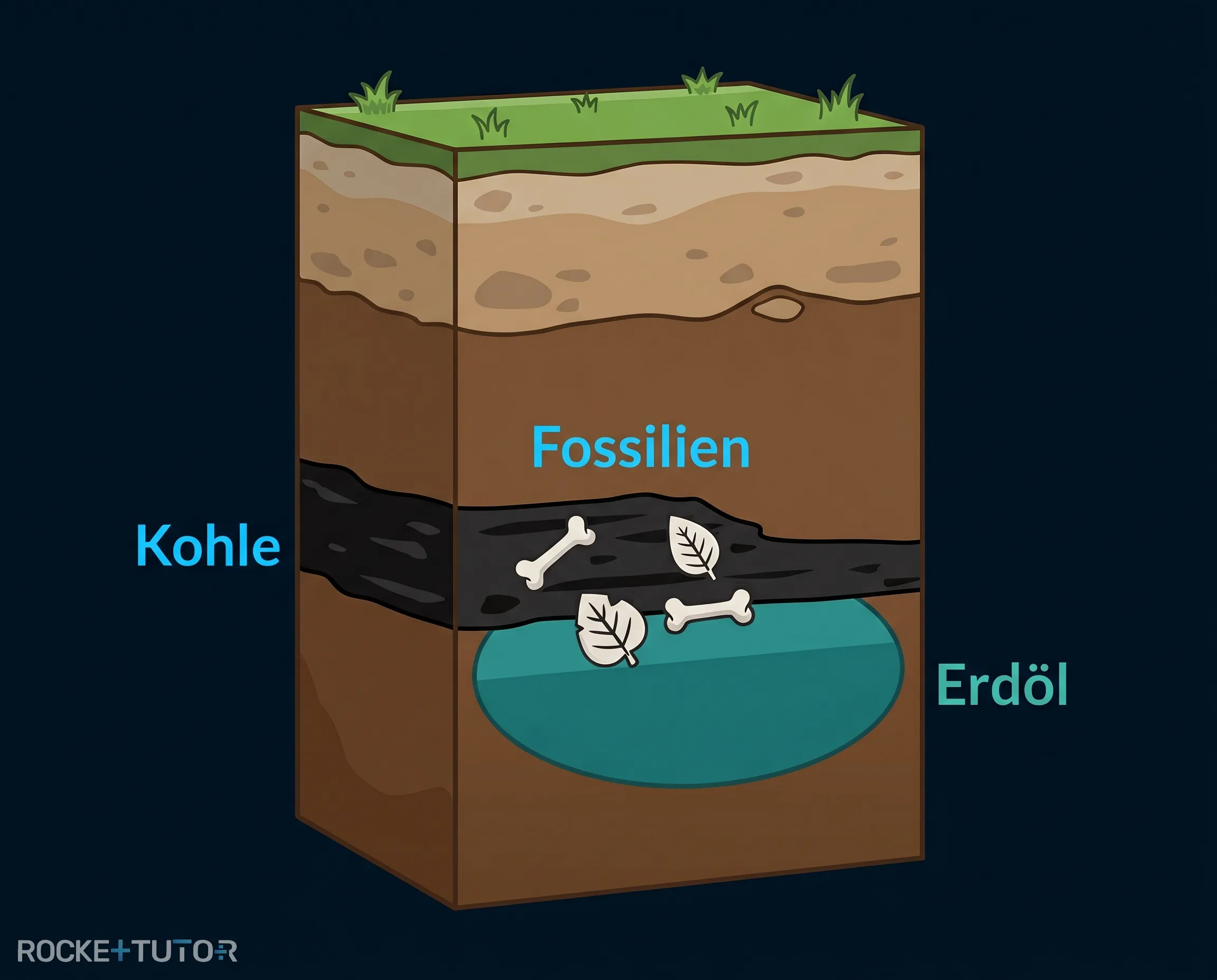 Fossile Brennstoffe wie Kohle