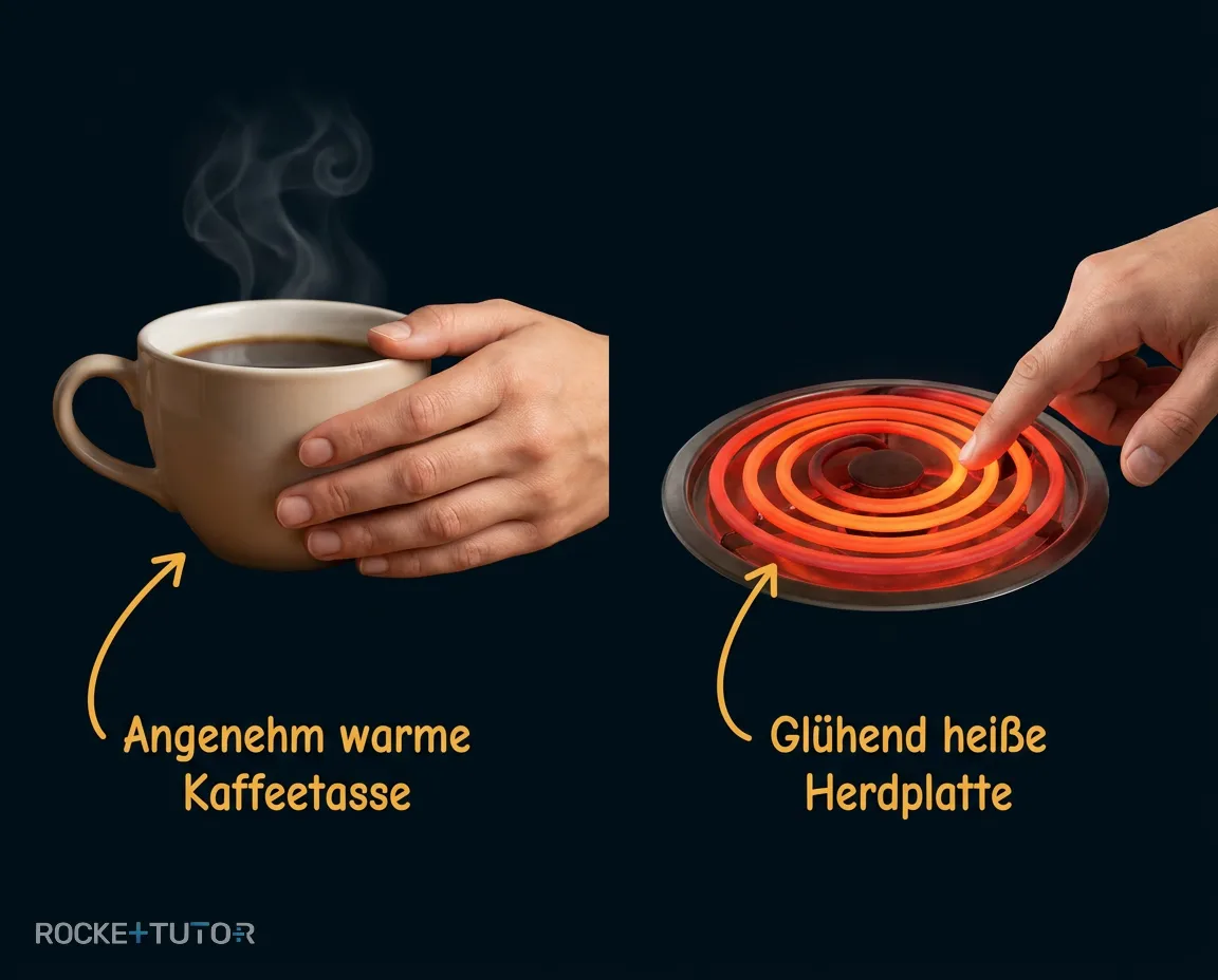 Heiße und warme Kaffeetasse