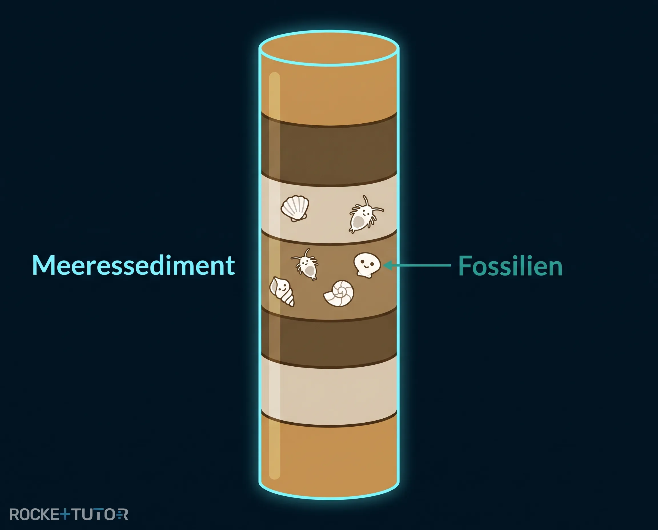 Bohrung von Meeressedimenten am Meeresboden