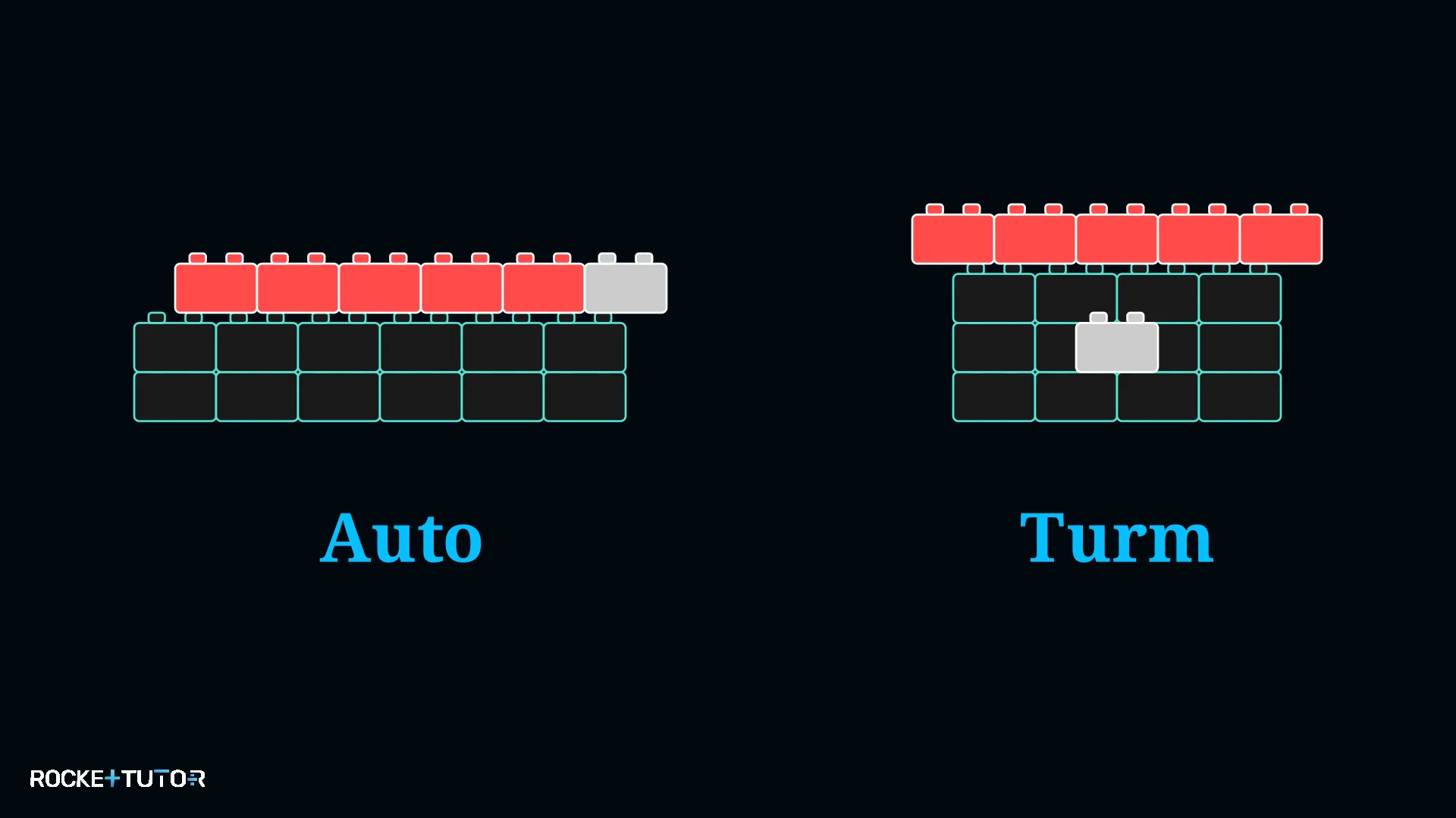 Legosteine als Analogie für Molekülbau