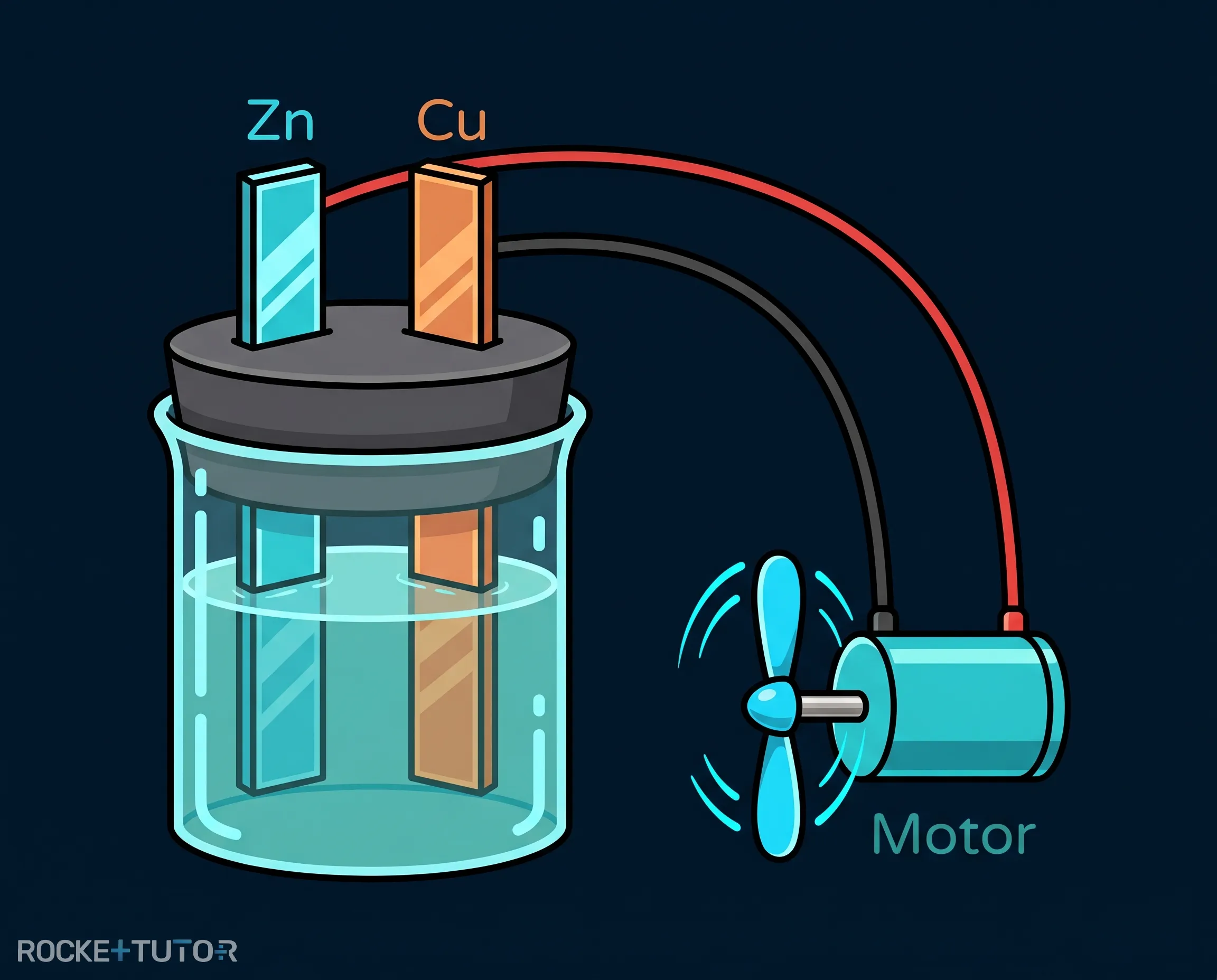 Versuchsaufbau mit Elektromotor