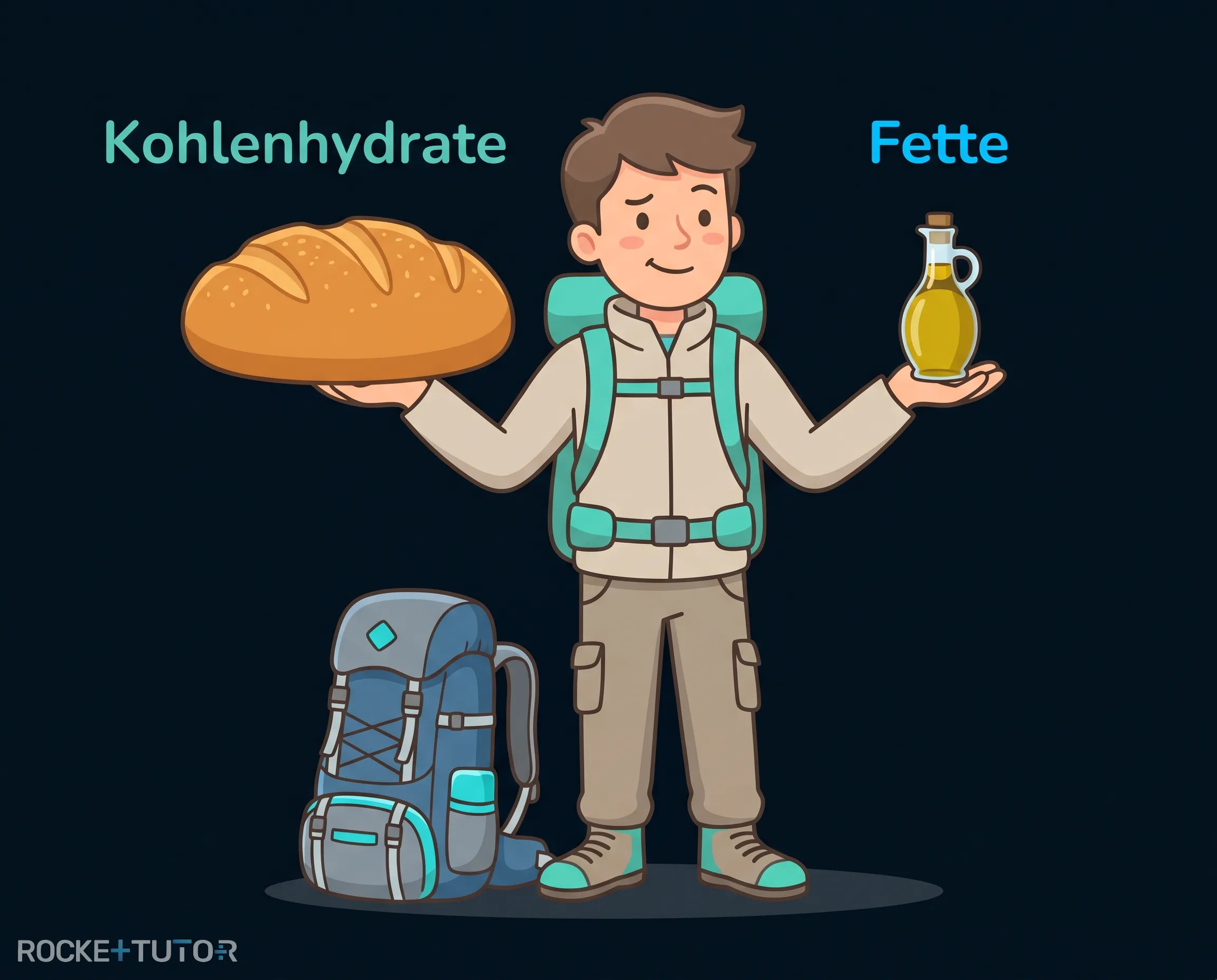 Rucksack für eine Wanderung