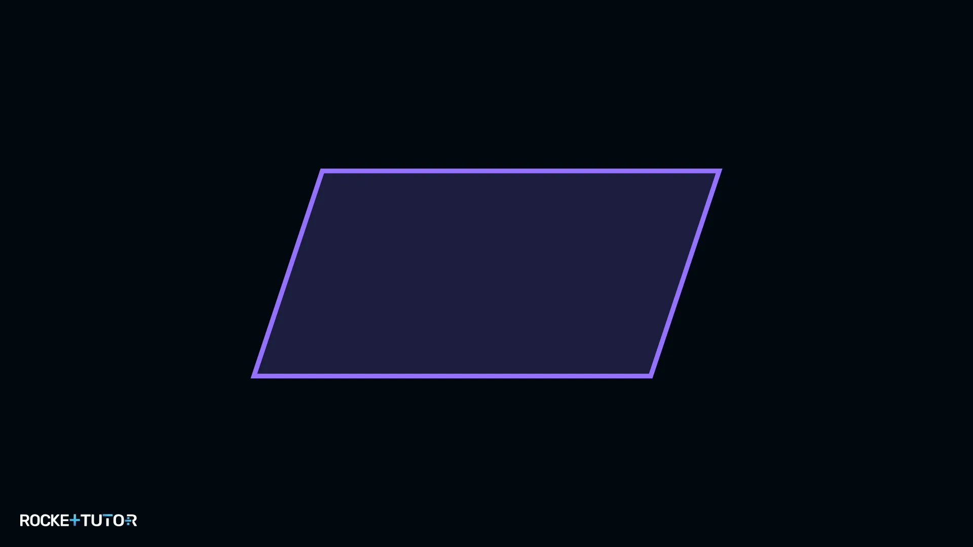 Parallelogramm ohne Symmetrieachsen