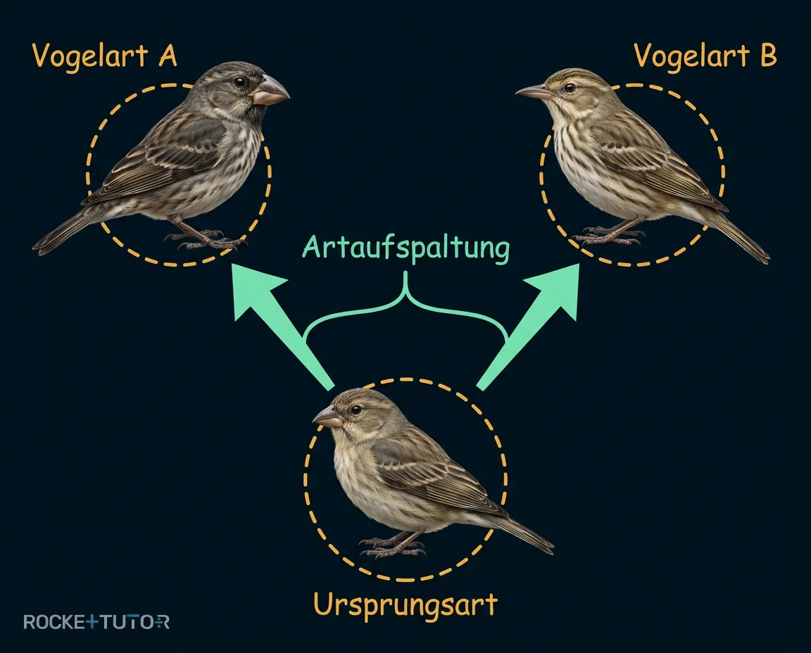 Darwins Abstammungsbaum Skizze
