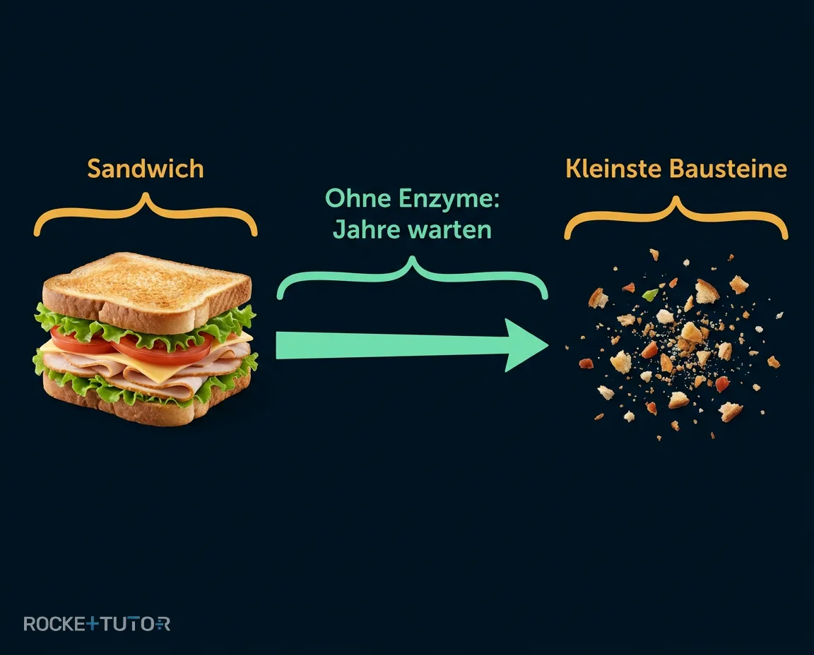 Sandwich und Verdauungssystem