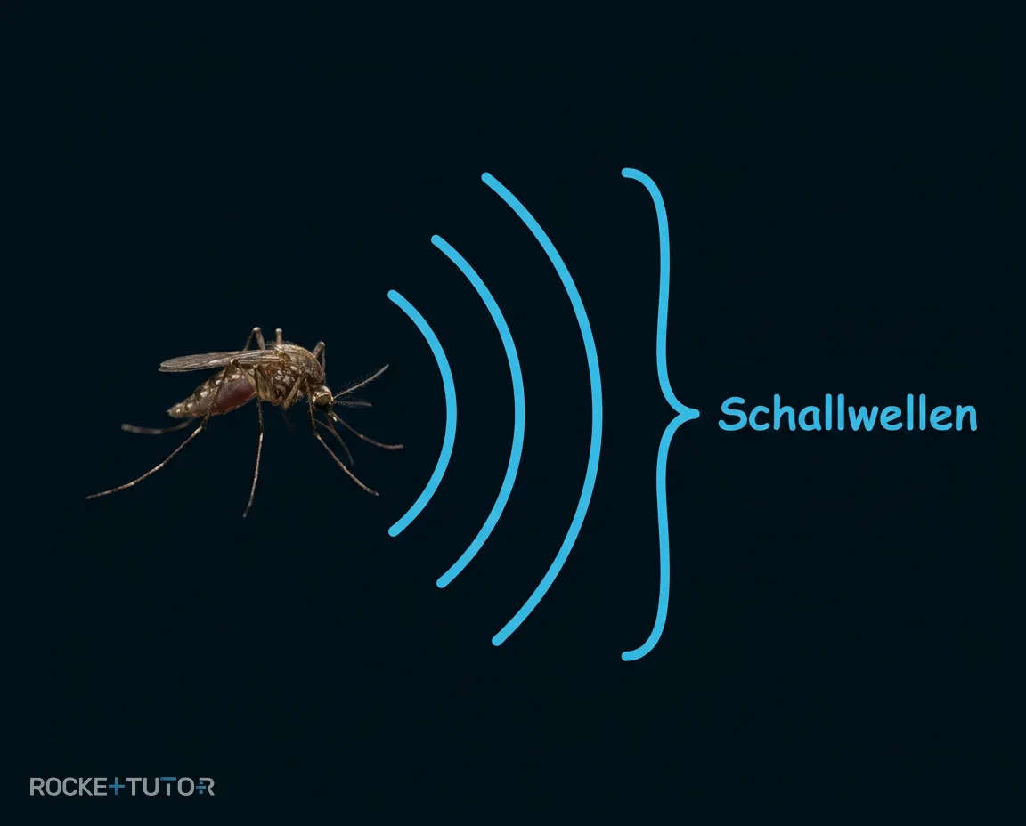 Mücke summt am Ohr