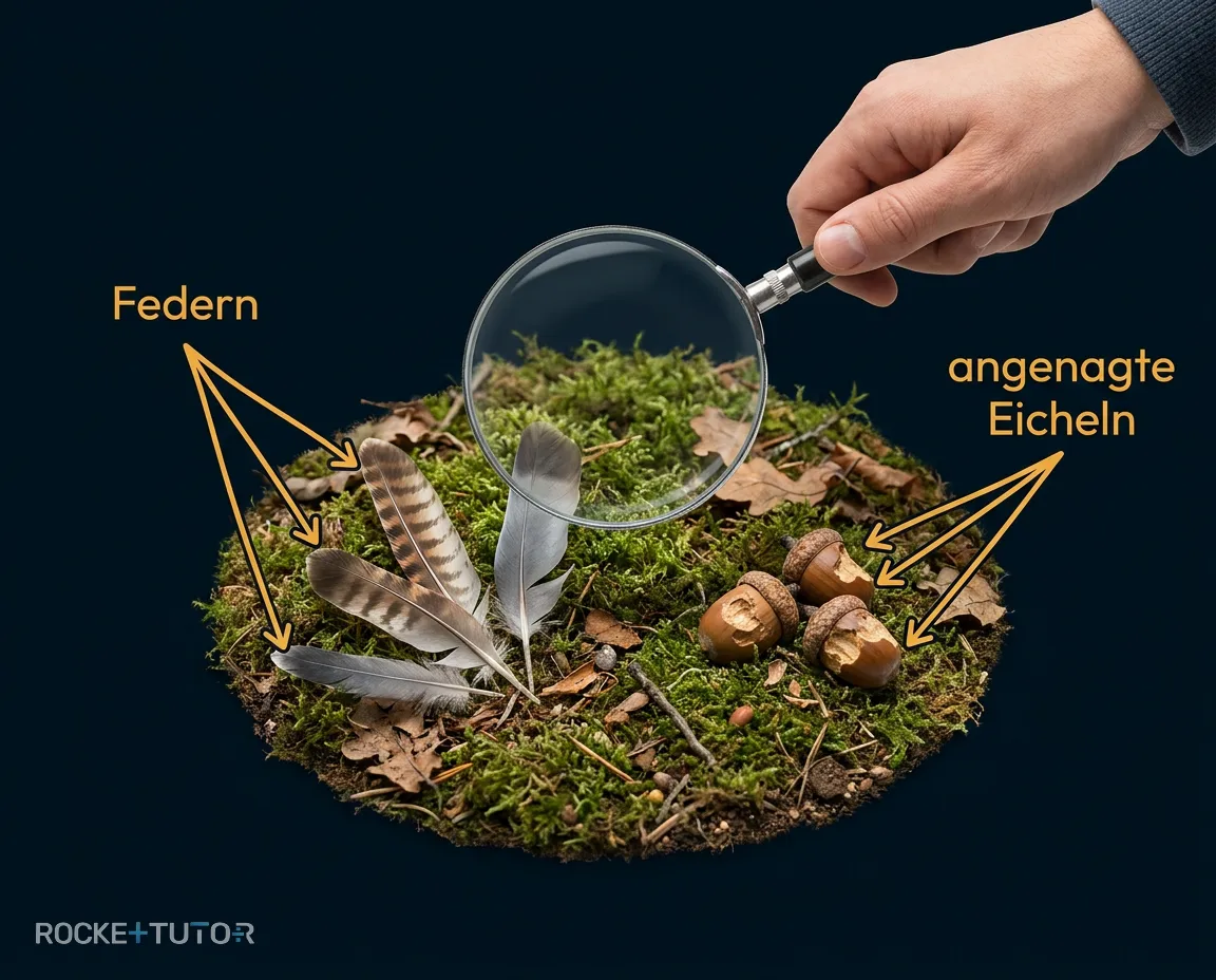 Nahrungsnetz im Wald