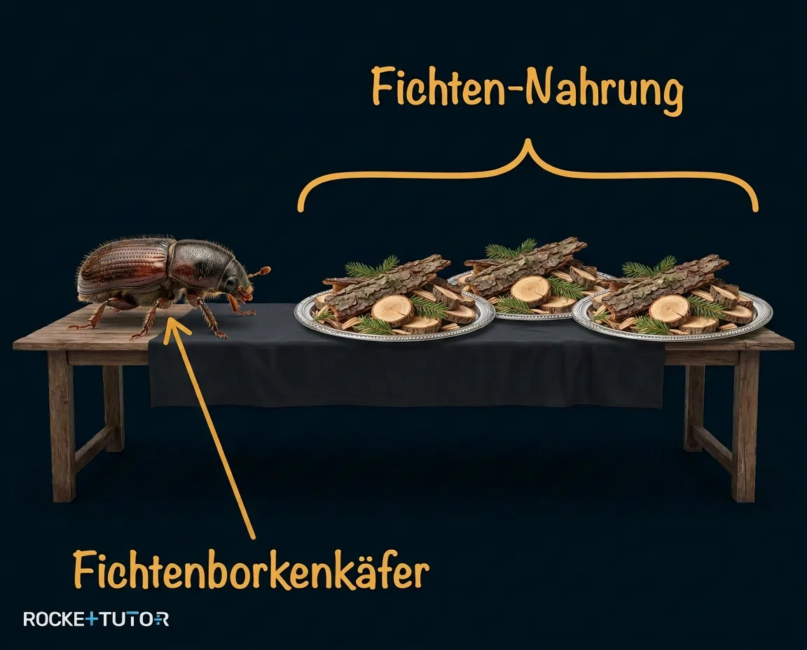 Buffet im Wald