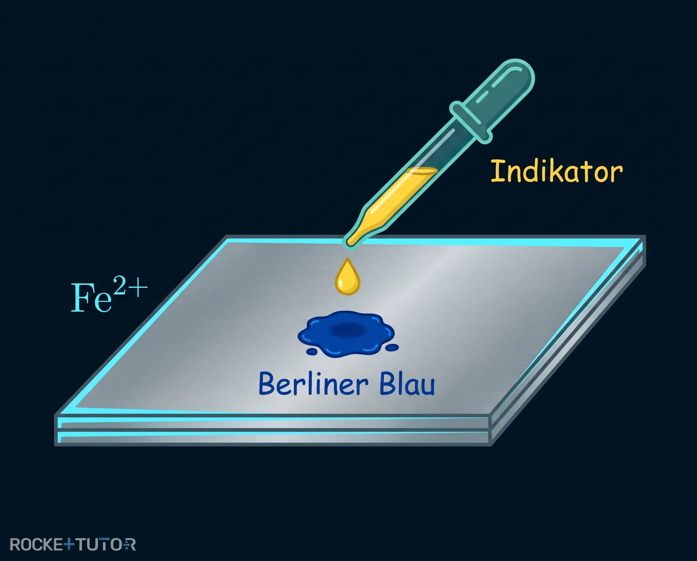 Berliner Blau Nachweis für Eisen