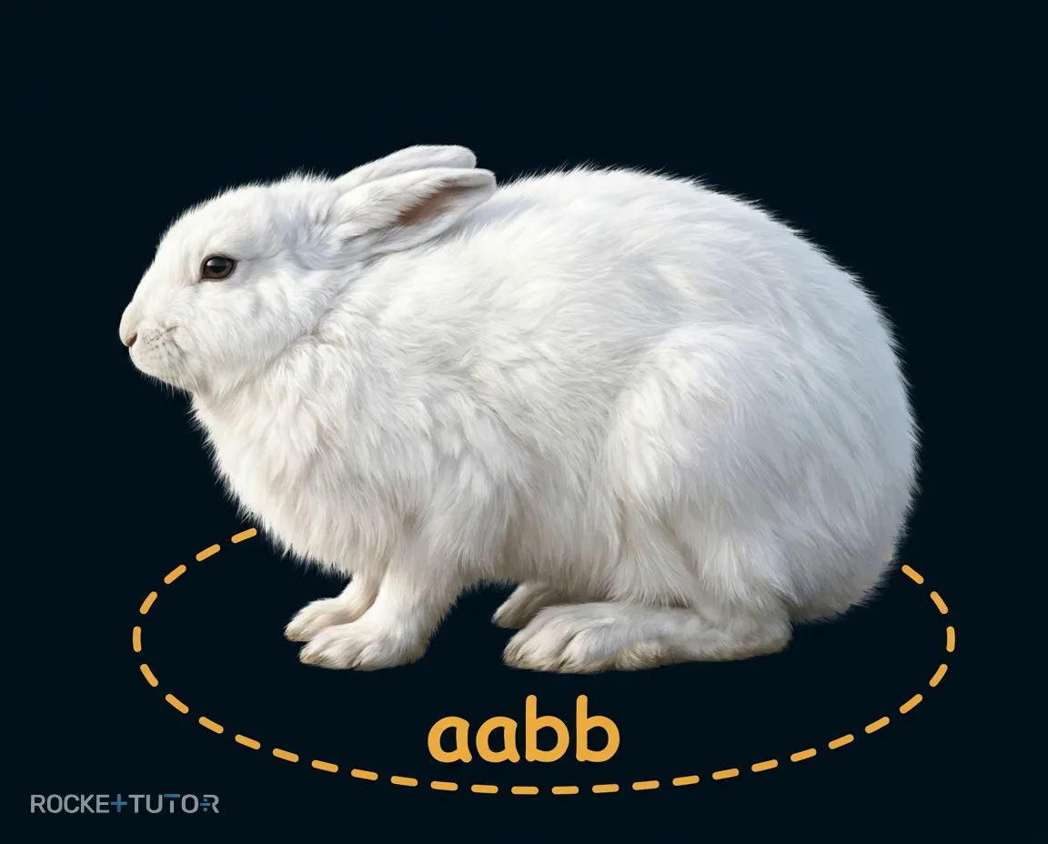 Kombinationsquadrat der Nachkommen