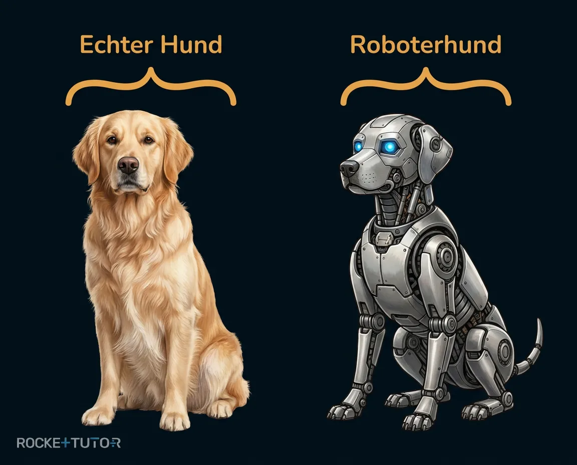 Roboterhund als technisches Spielzeug