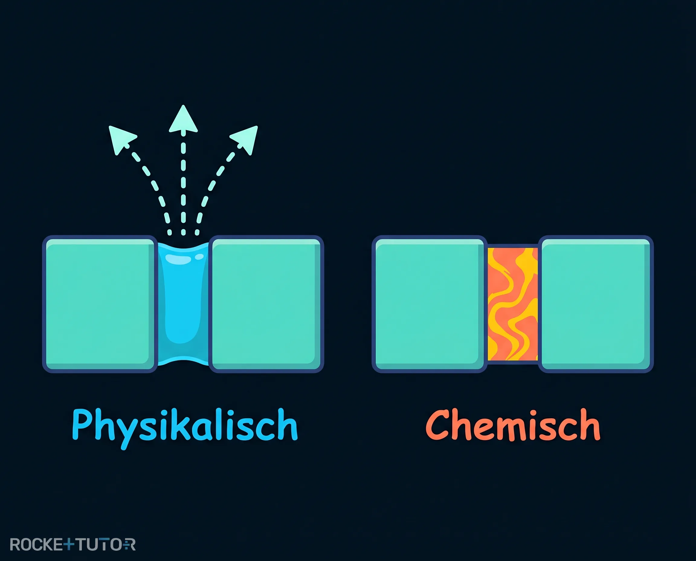 Physikalisches und chemisches Kleben