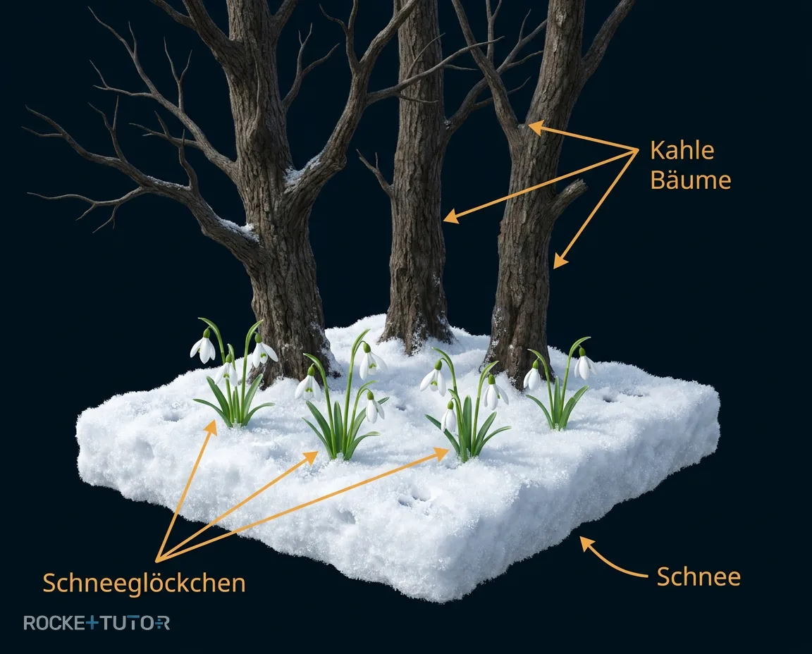 Frühblüher im Schnee