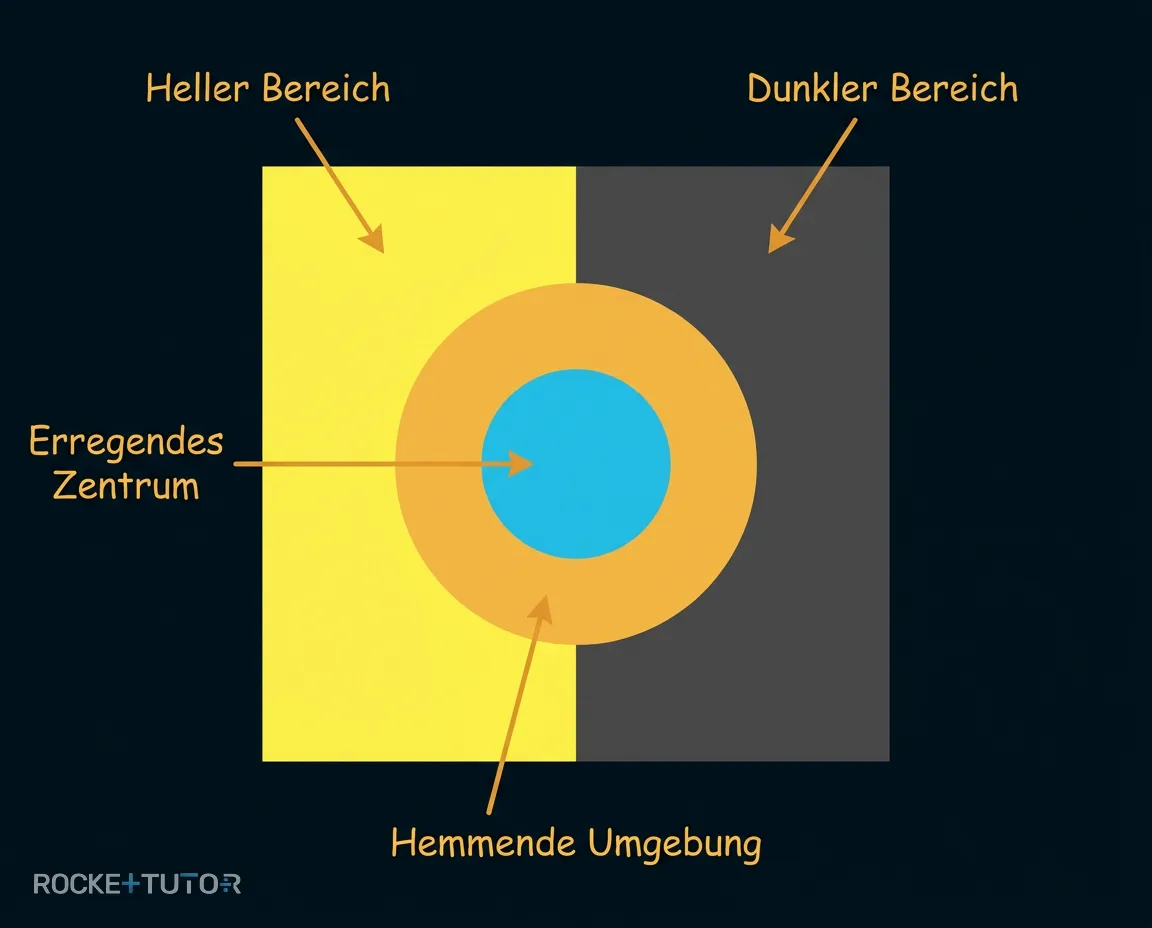 Laterale Hemmung an einer Kante