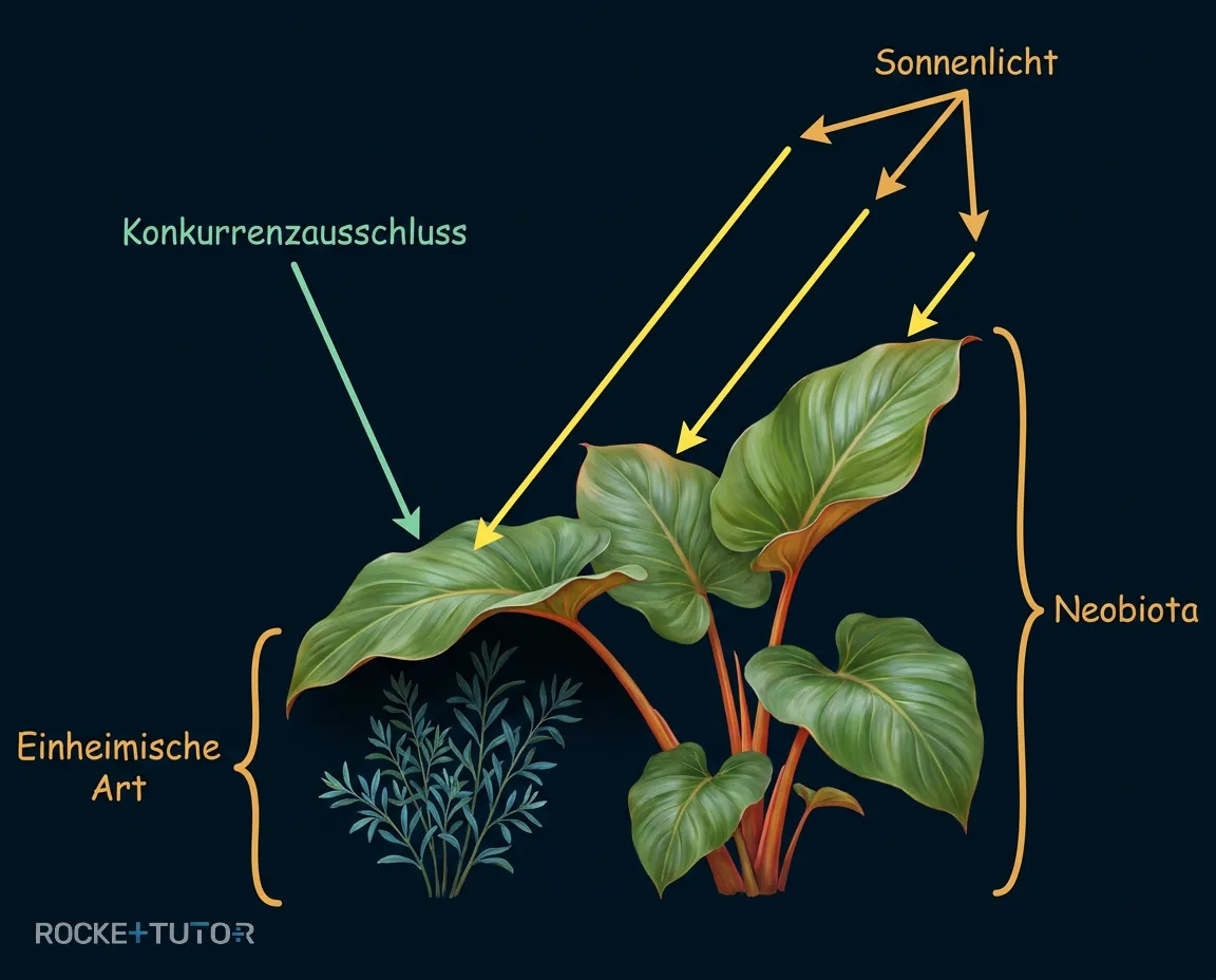 Invasive Arten verdrängen einheimische Pflanzen