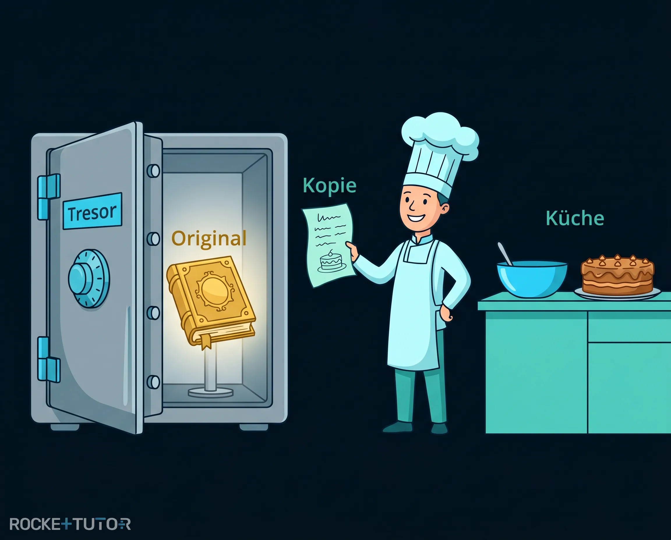 Rezeptbuch Analogie DNA