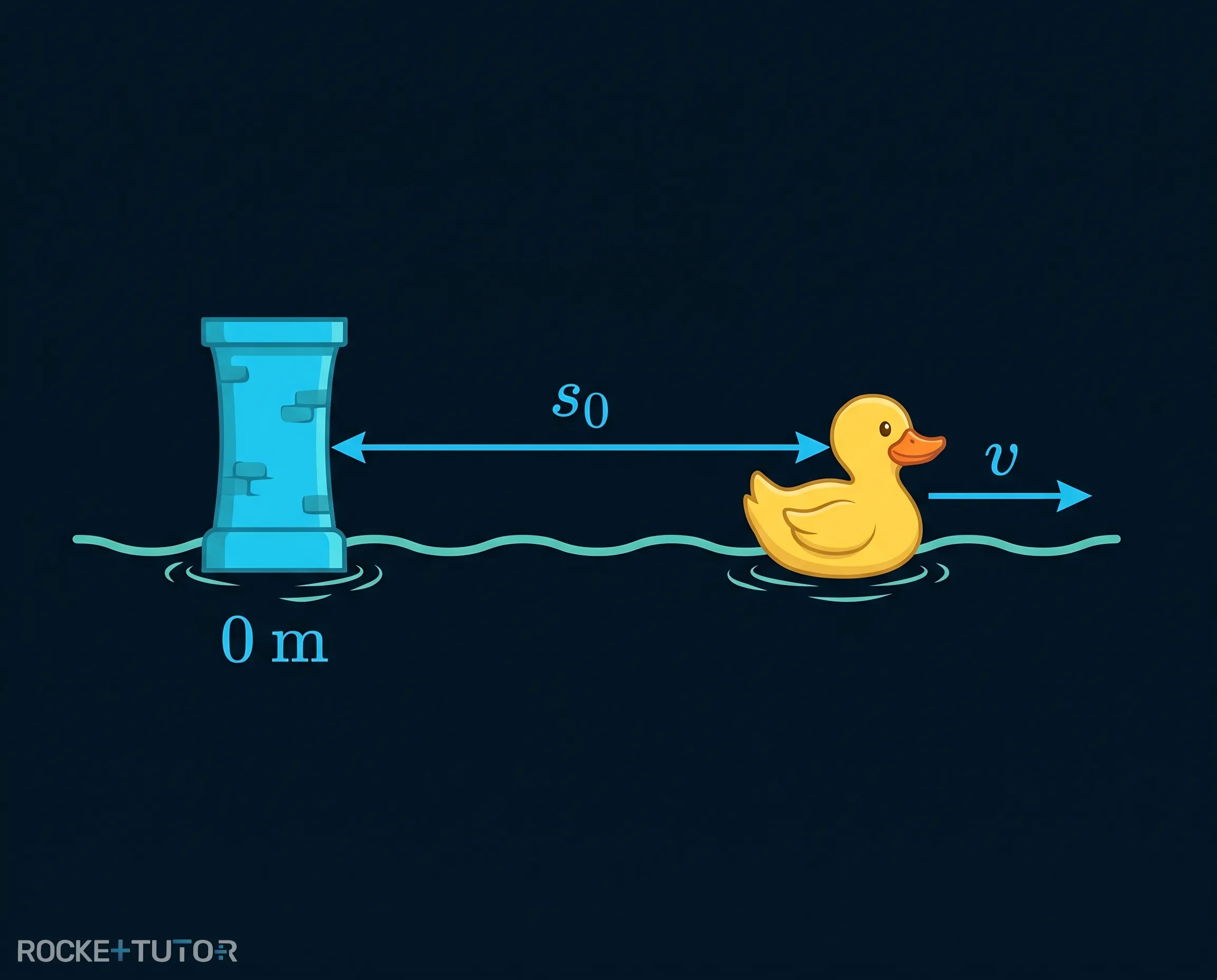 Ente mit Vorsprung