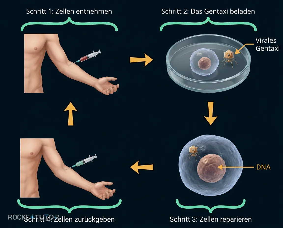 Virales Gentaxi schleust DNA ein