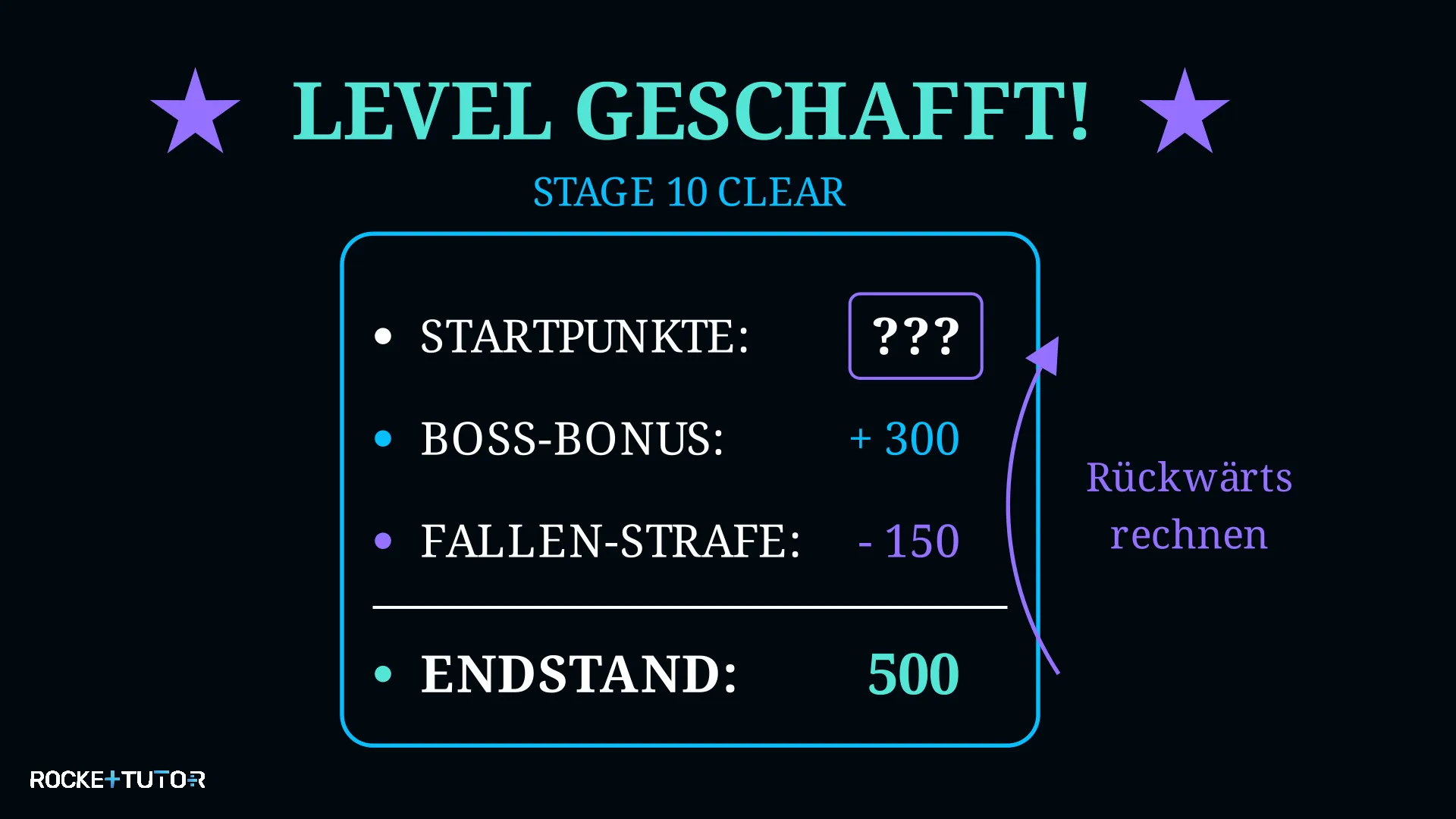 Videospiel Punkte berechnen