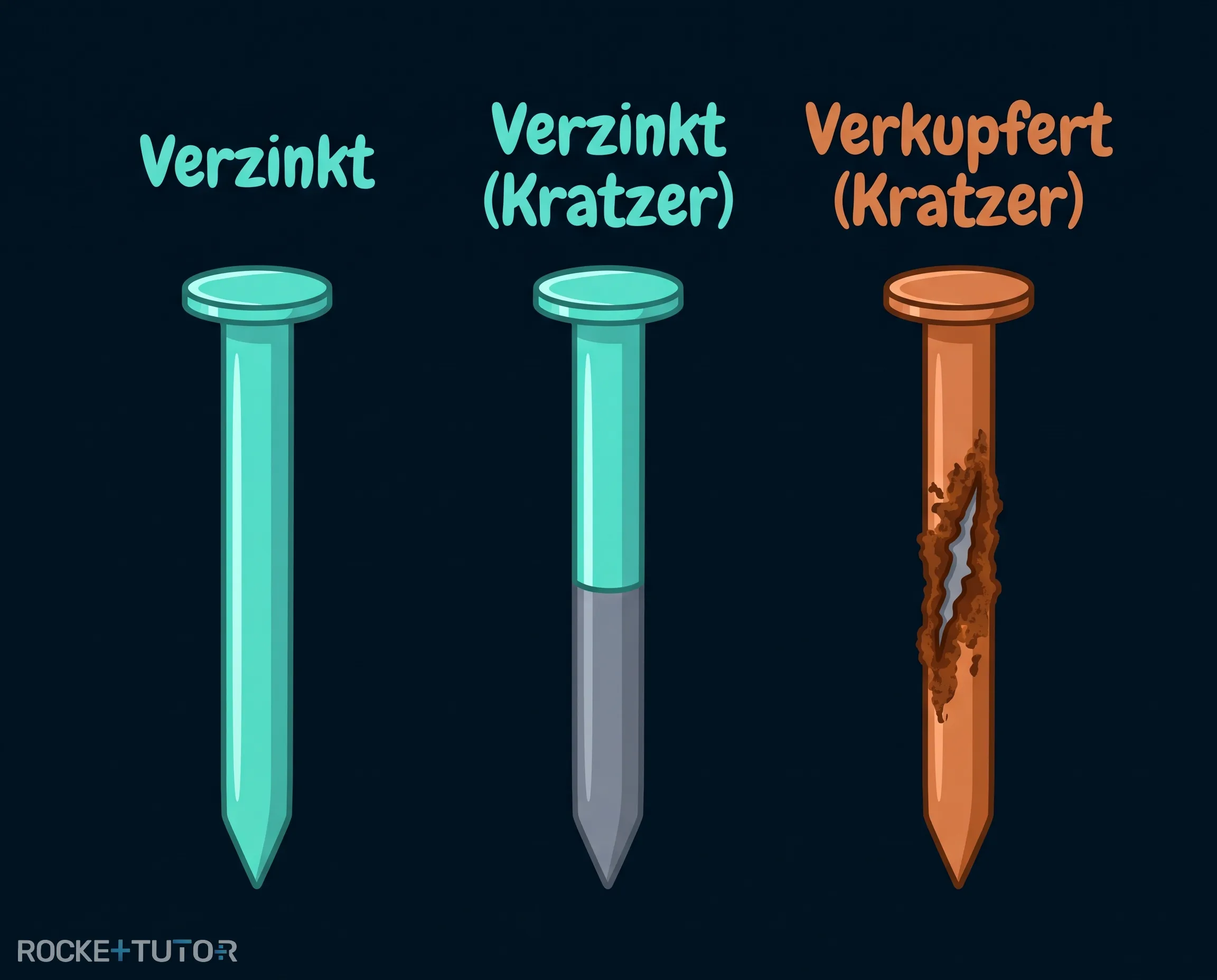 Verzinktes und verzinntes Eisen