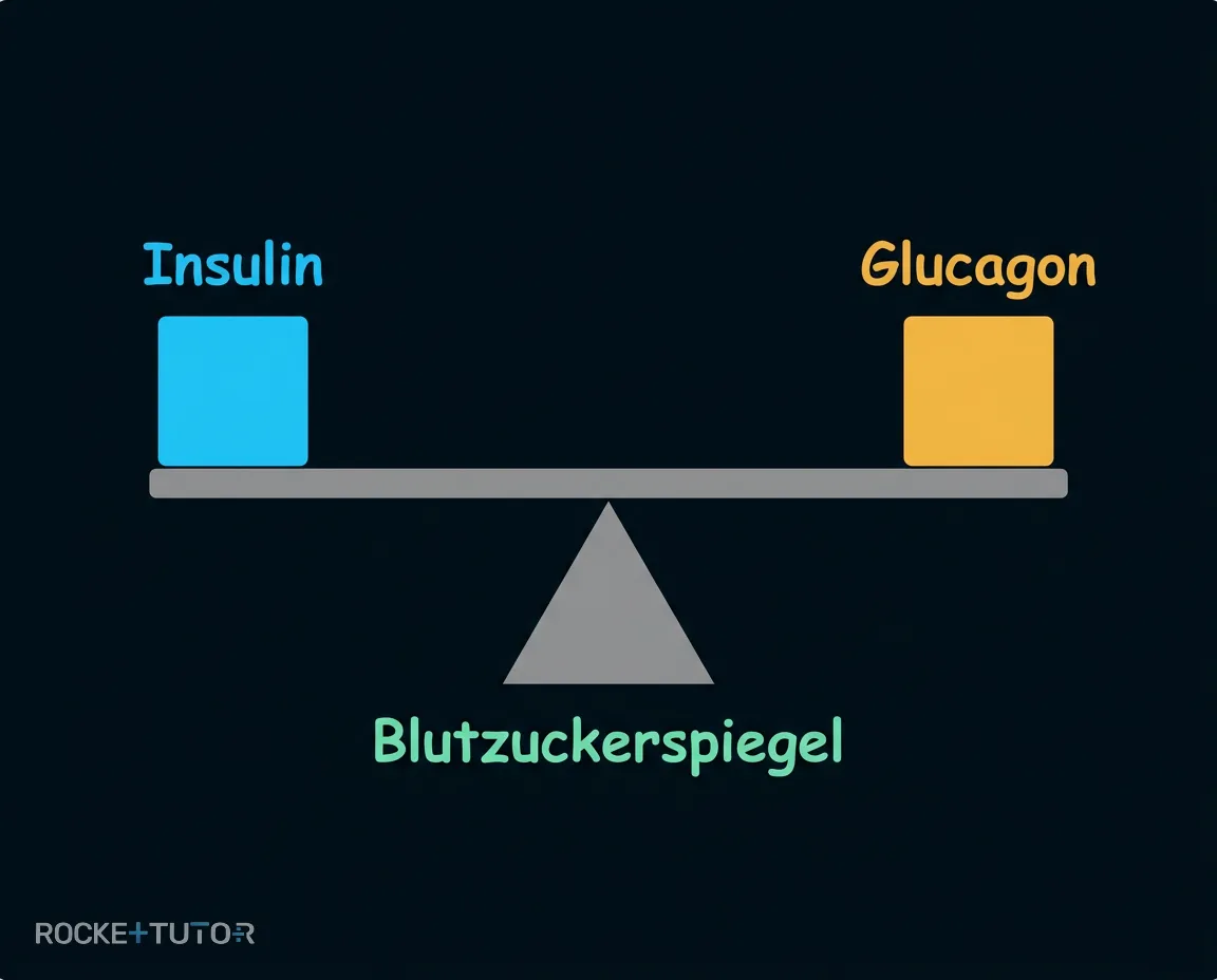 Wippe mit Insulin und Glucagon