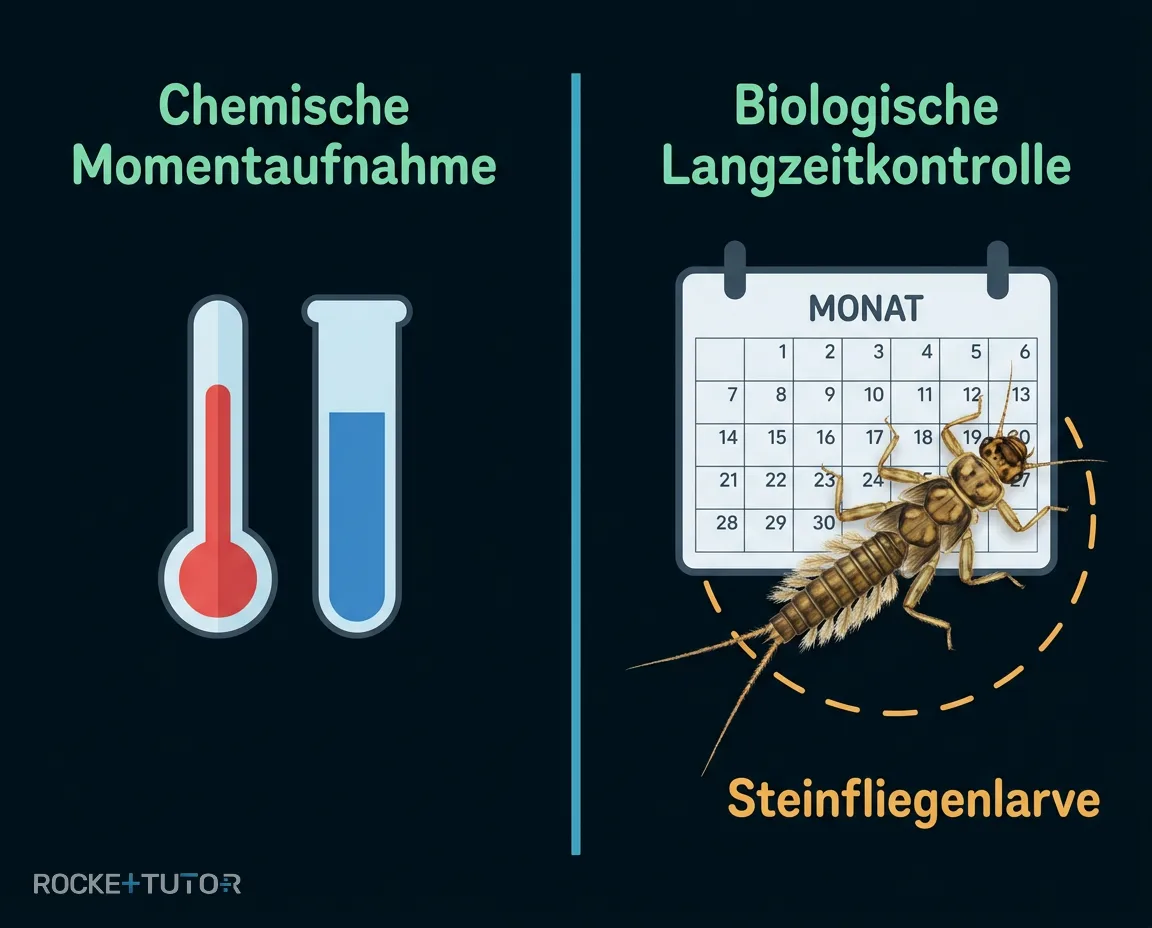 Vergleich chemische und biologische Analyse