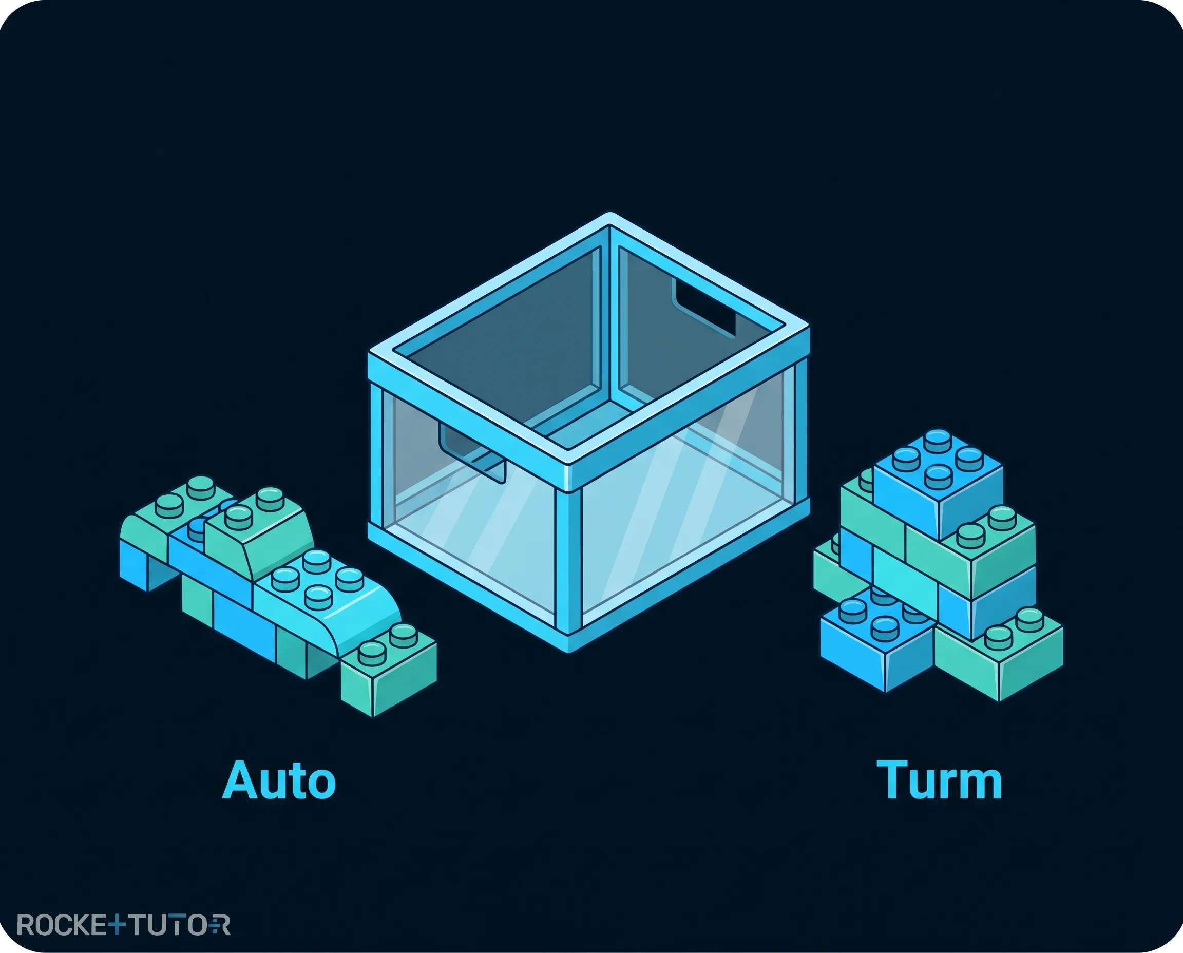 Lego Auto und Turm