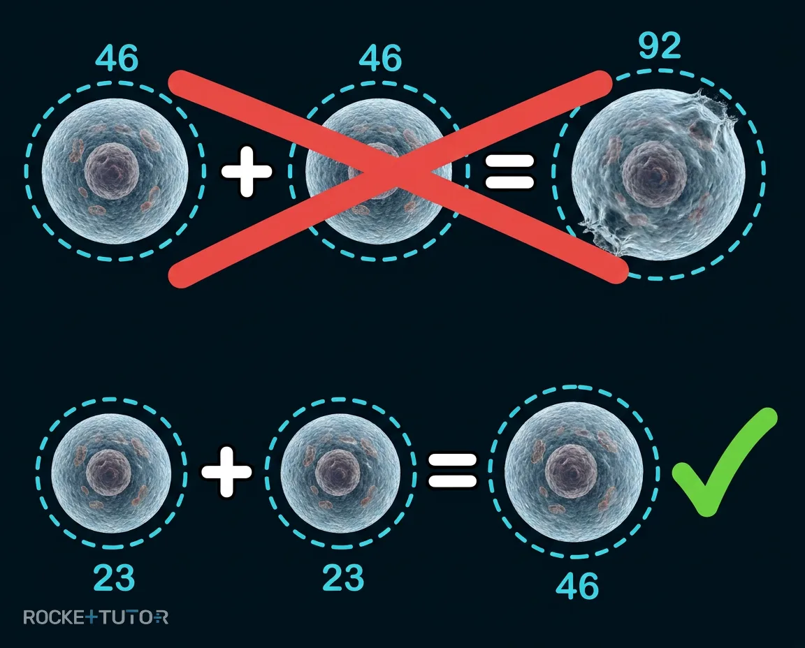 Meiose und Reduktion des Chromosomensatzes