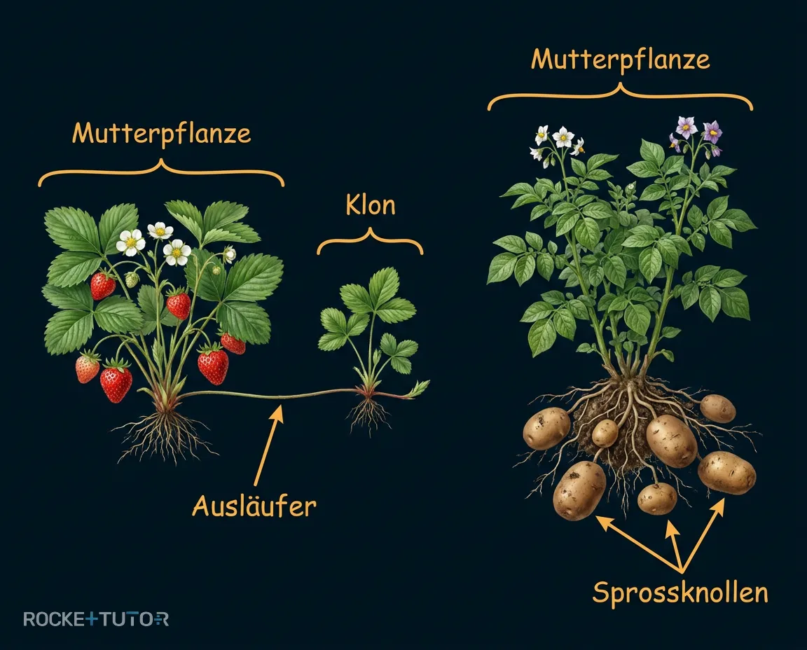 Brutblatt mit kleinen Babypflanzen
