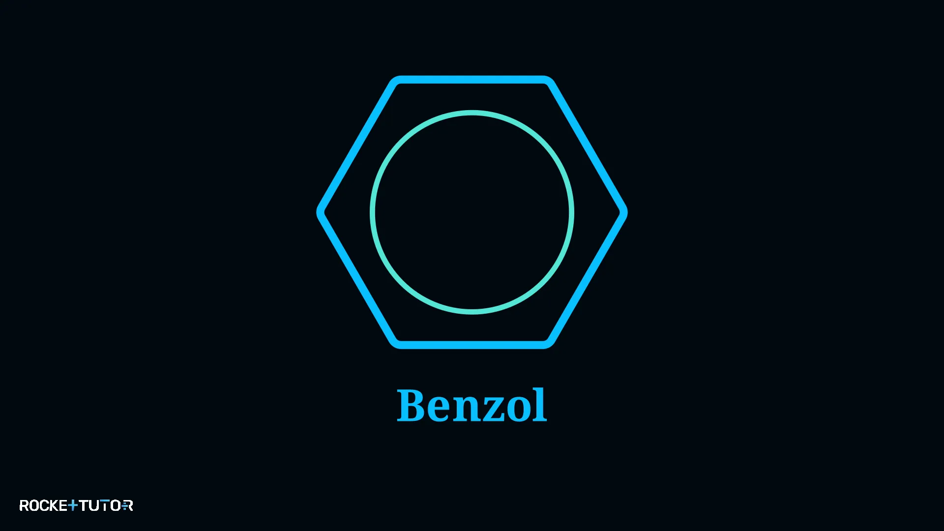Strukturformel von Benzol