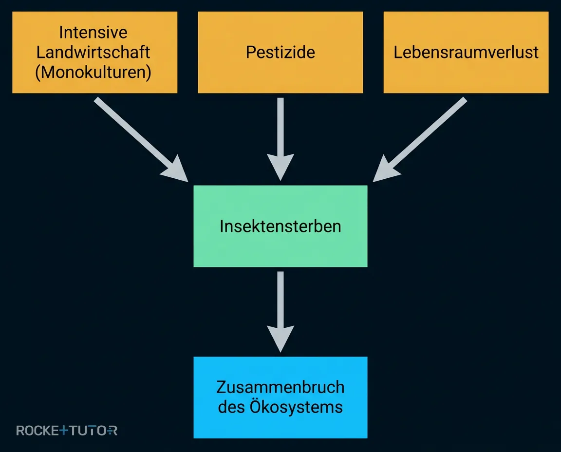Zubetonierte Landschaft und Straßen