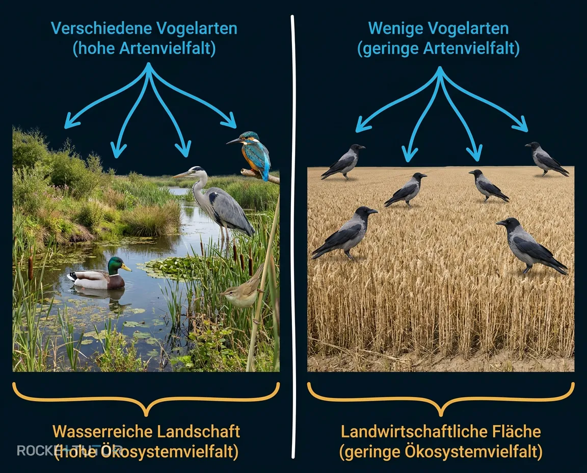 Zusammenhang der Biodiversitätsebenen