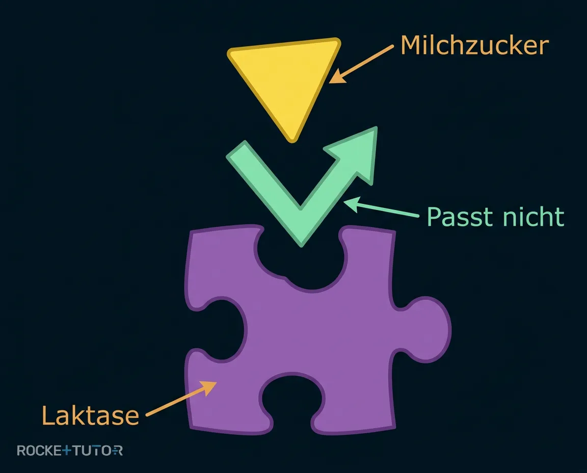 Verändertes Enzym Laktase und Milchzucker