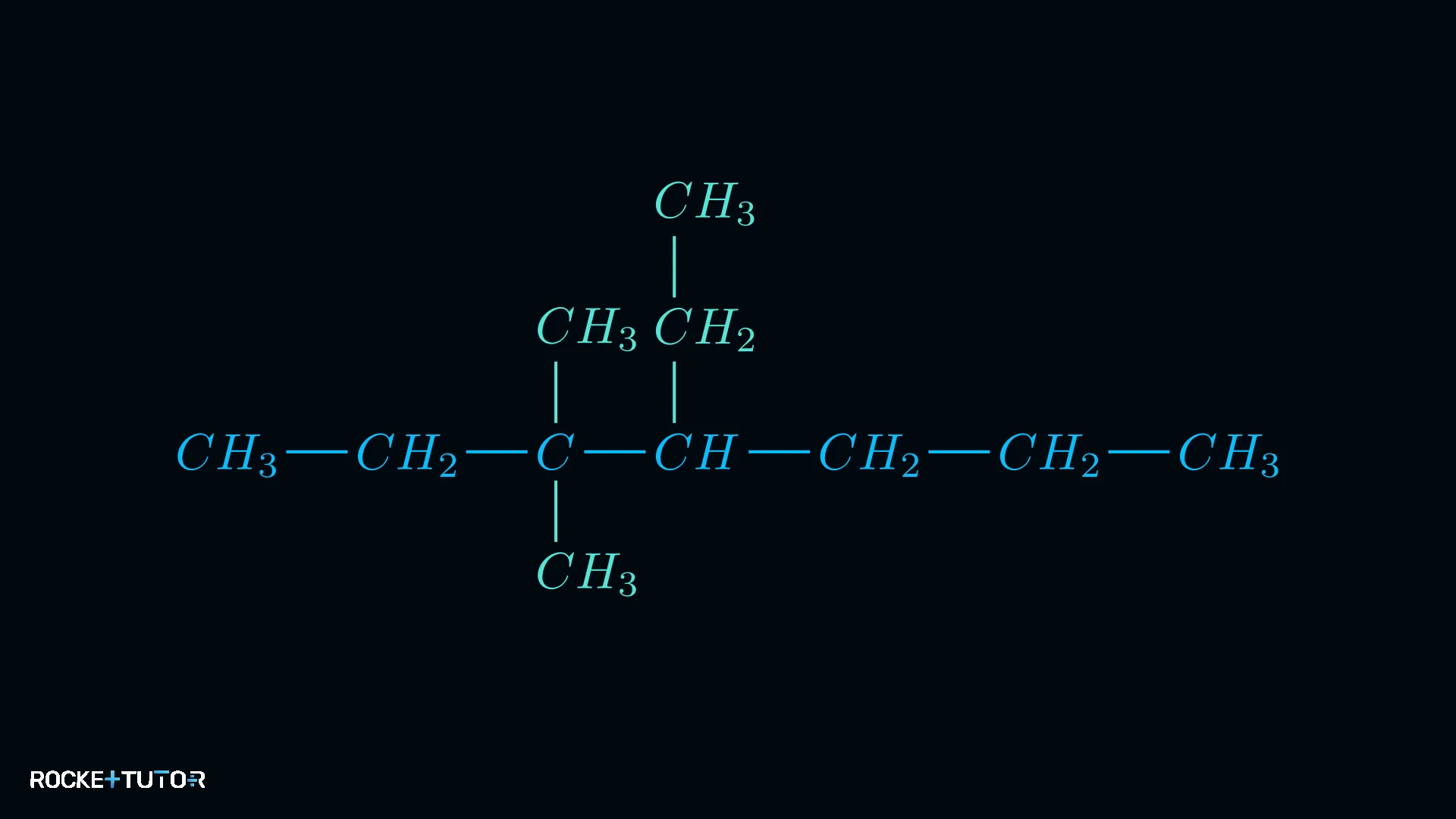 Molekülstruktur von 4-Ethyl-3,3-dimethylheptan