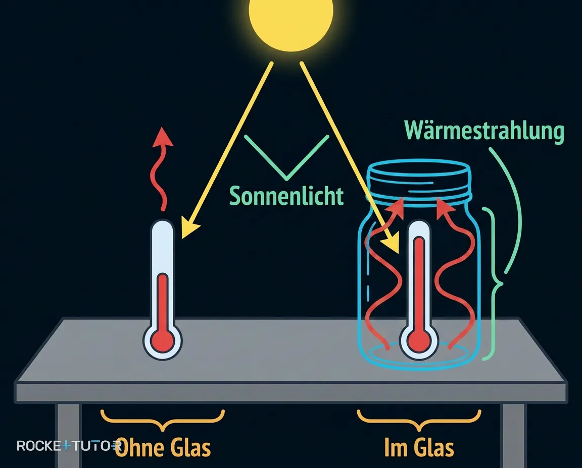 Thermometer im Glas